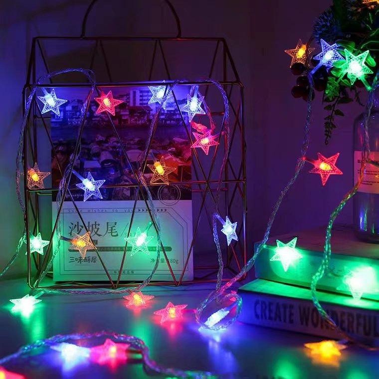 LED String Lights Christmas Room Decoration Light Colored Lighting Battery Box BP1692