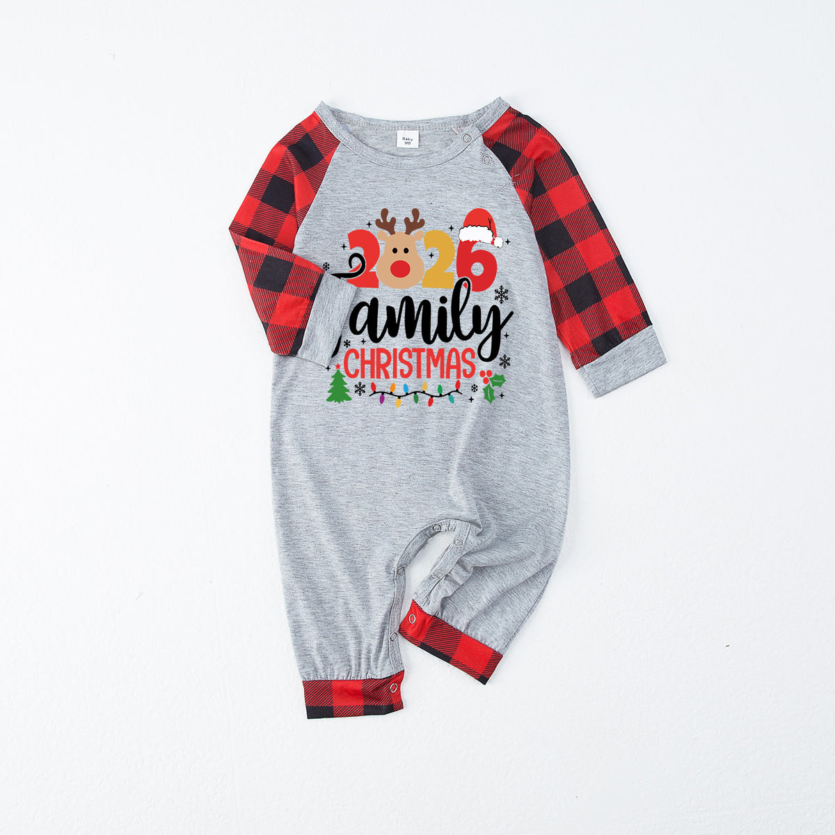 Christmas Pajamas Reindeer Family Christmas Graphic Matching Family Photoshoot Outfit Christmas Sleepwear CHP-109