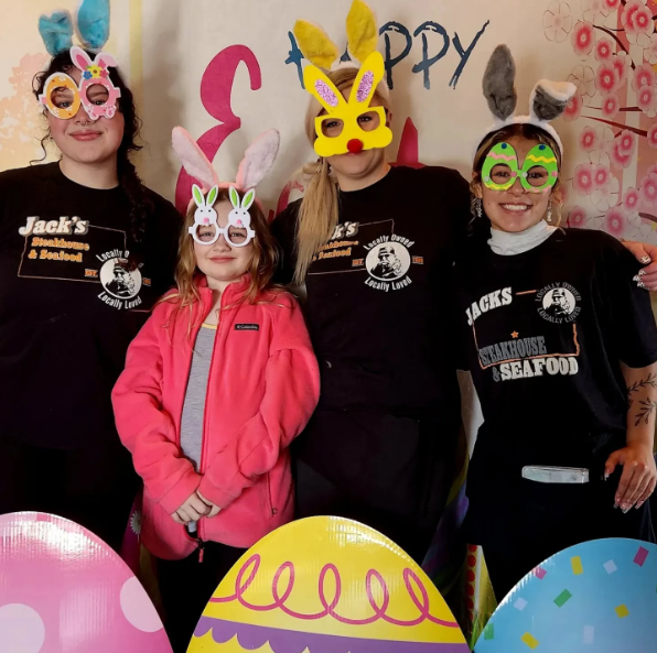 Easter Eggs Spring Flowers Photo Studio Backdrop LV-1698