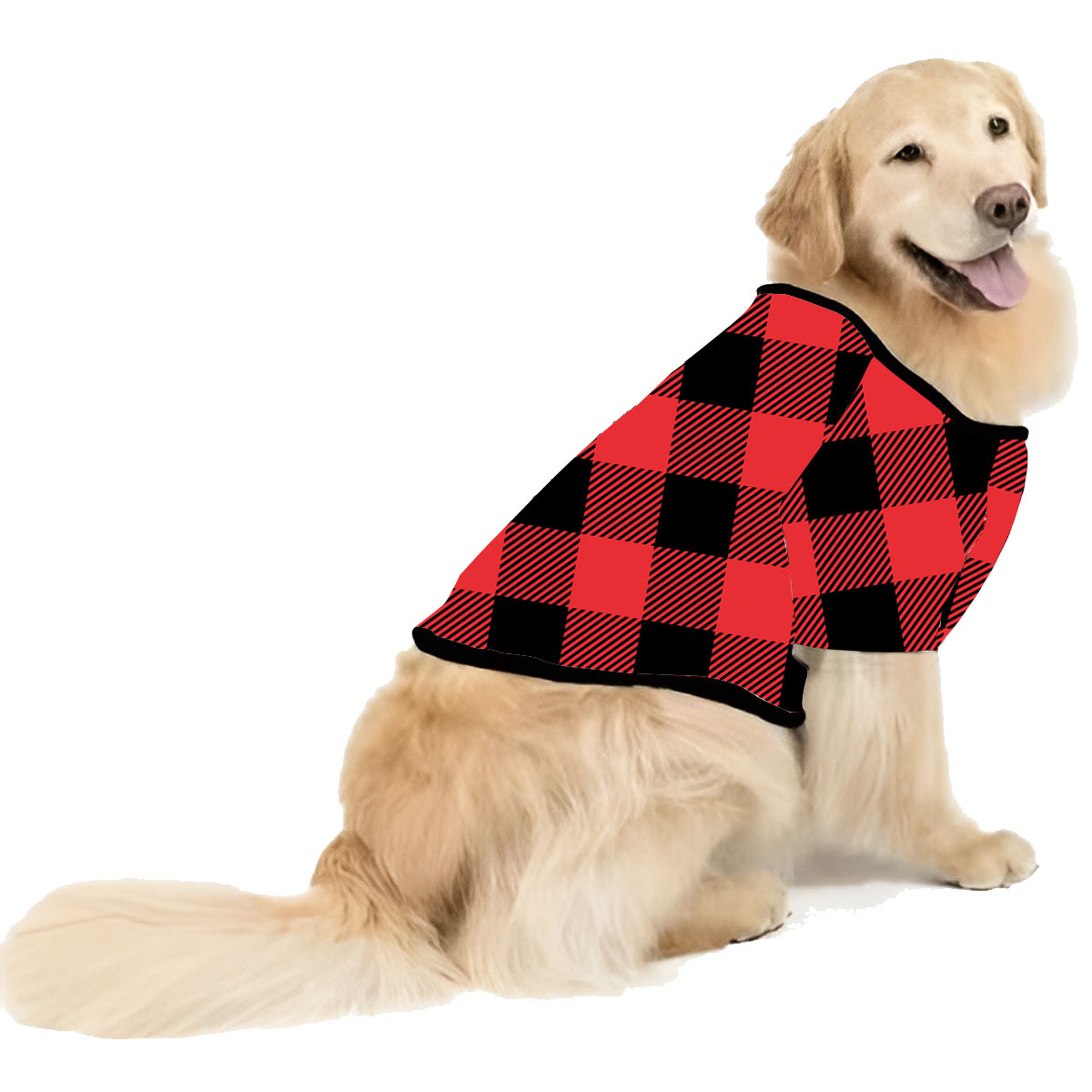Dad and Kids Christmas Pajamas Santa Hat Tree Typography Christmas Family Photo Outfits CHP-39