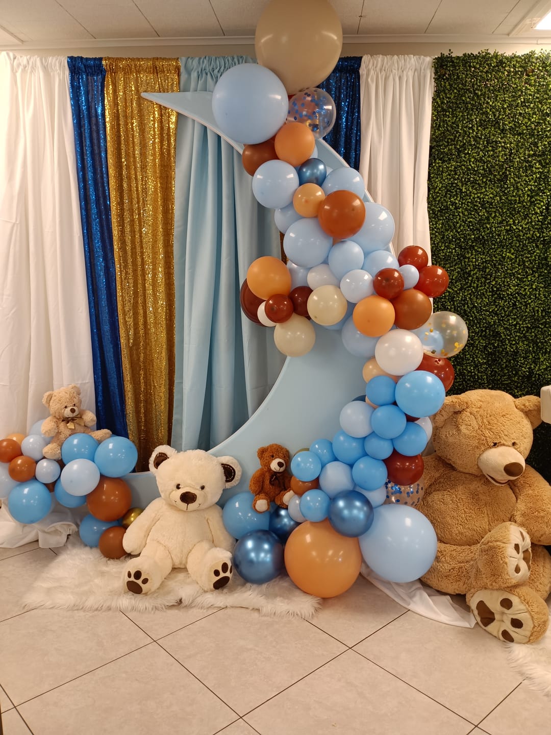 Custom Moon Chiara Arch Backdrop for Party Event