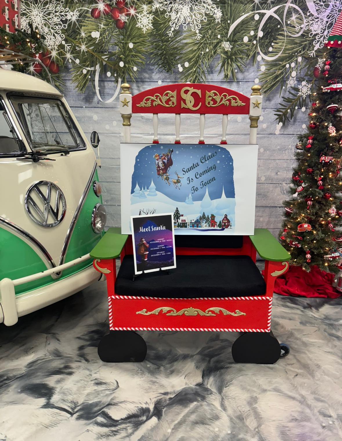 Christmas Snowflake Decoration Wood Wall Backdrop for Photography G-519