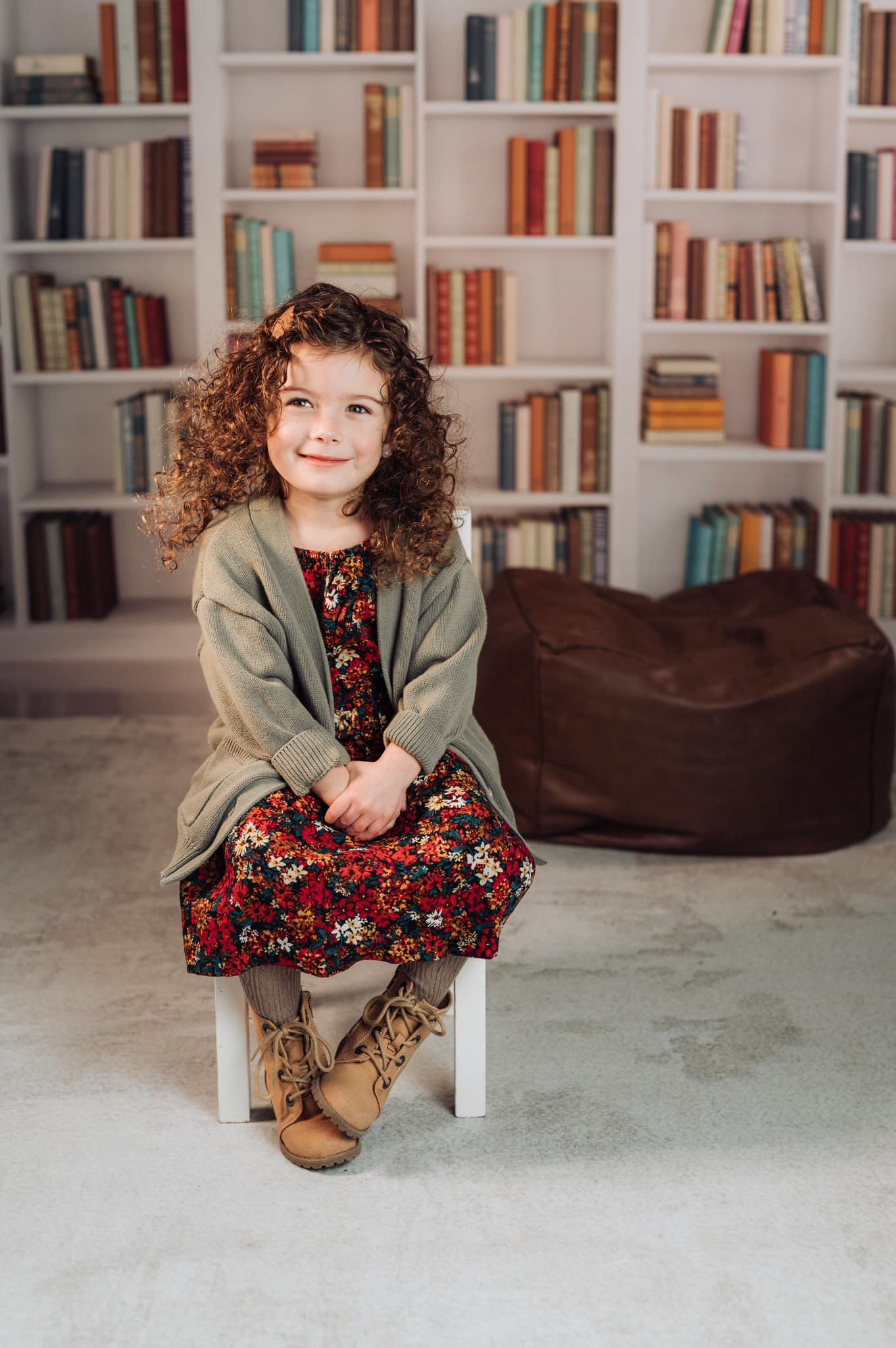 Bookshelf Backdrop for School Photography GX-1029