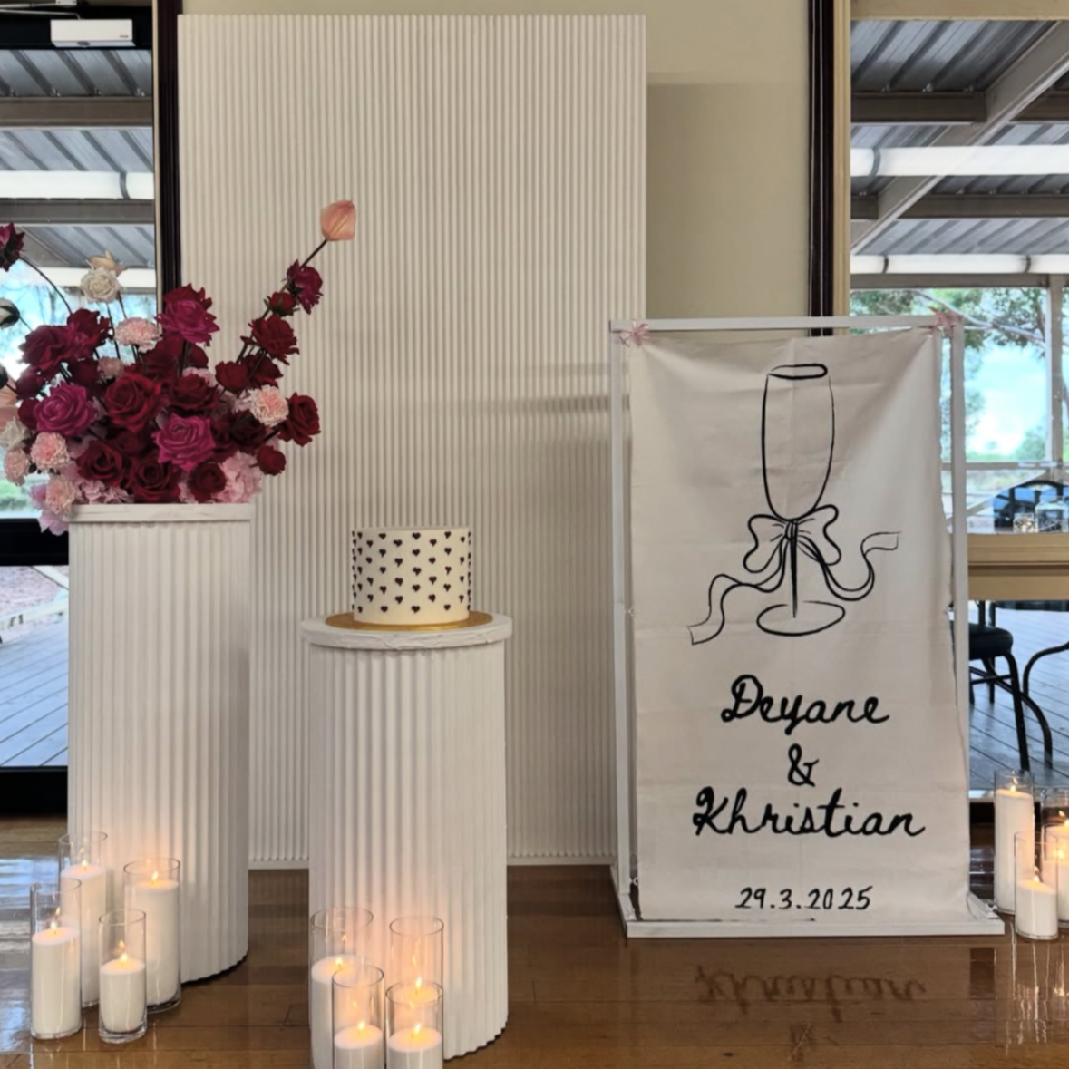 Custom Wedding Backdrop Wall Decor Wedding Sign