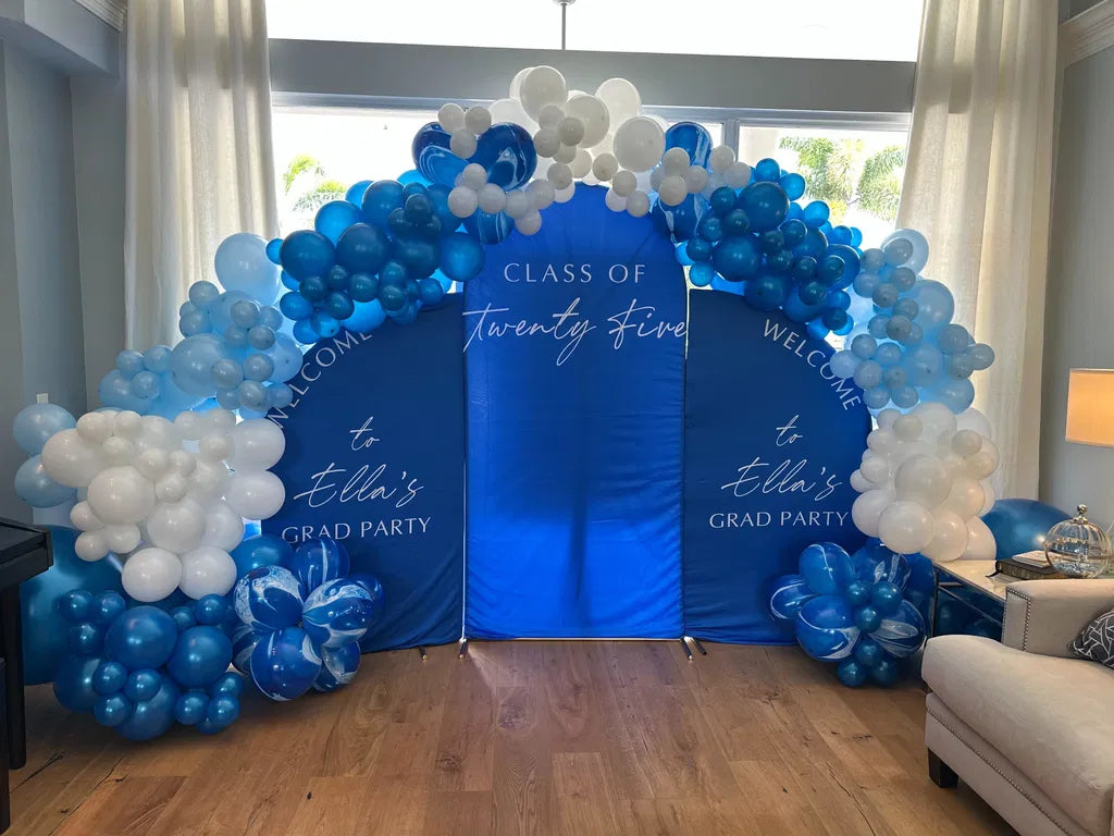 Custom Half Moon Arch Backdrop Kit Personalized Printed Photos