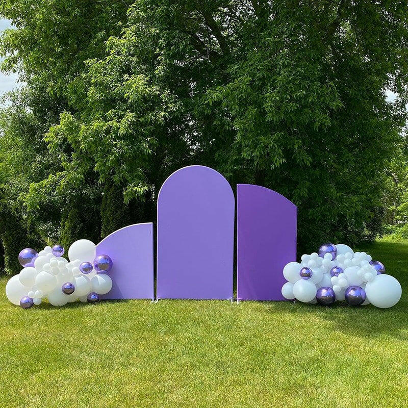 Personalized Uneven Arch Backdrop Kit for Theme Party