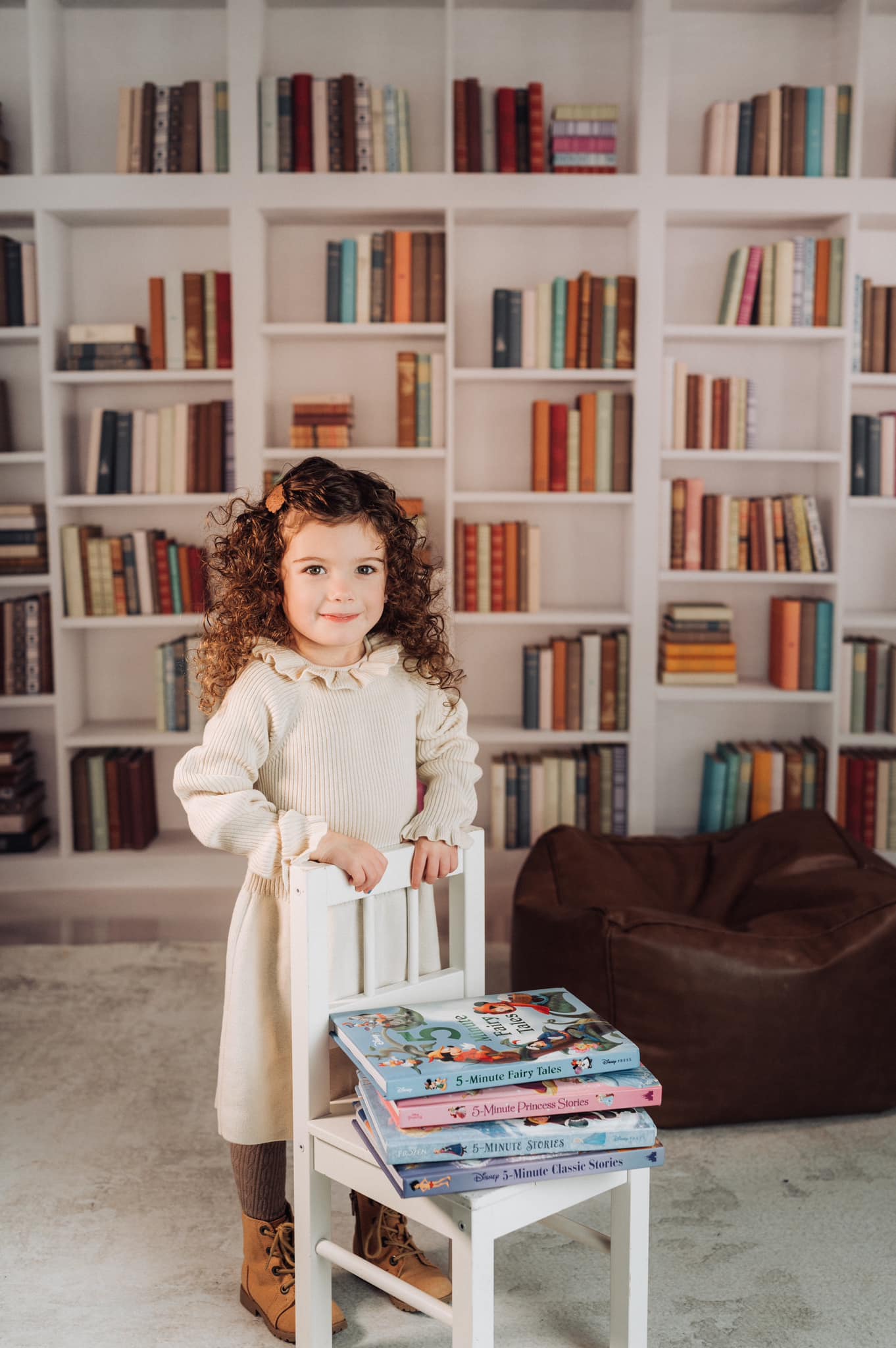 Bookshelf Backdrop for School Photography GX-1029