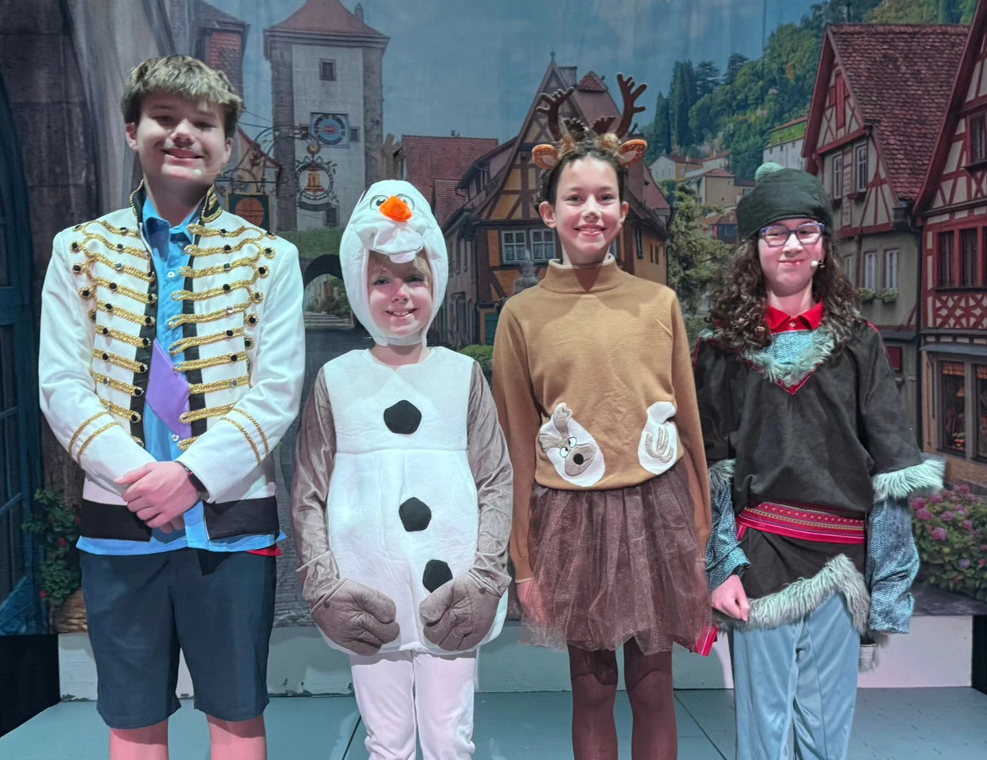 Beautiful Town Spring Flower Backdorp for Photography G-601