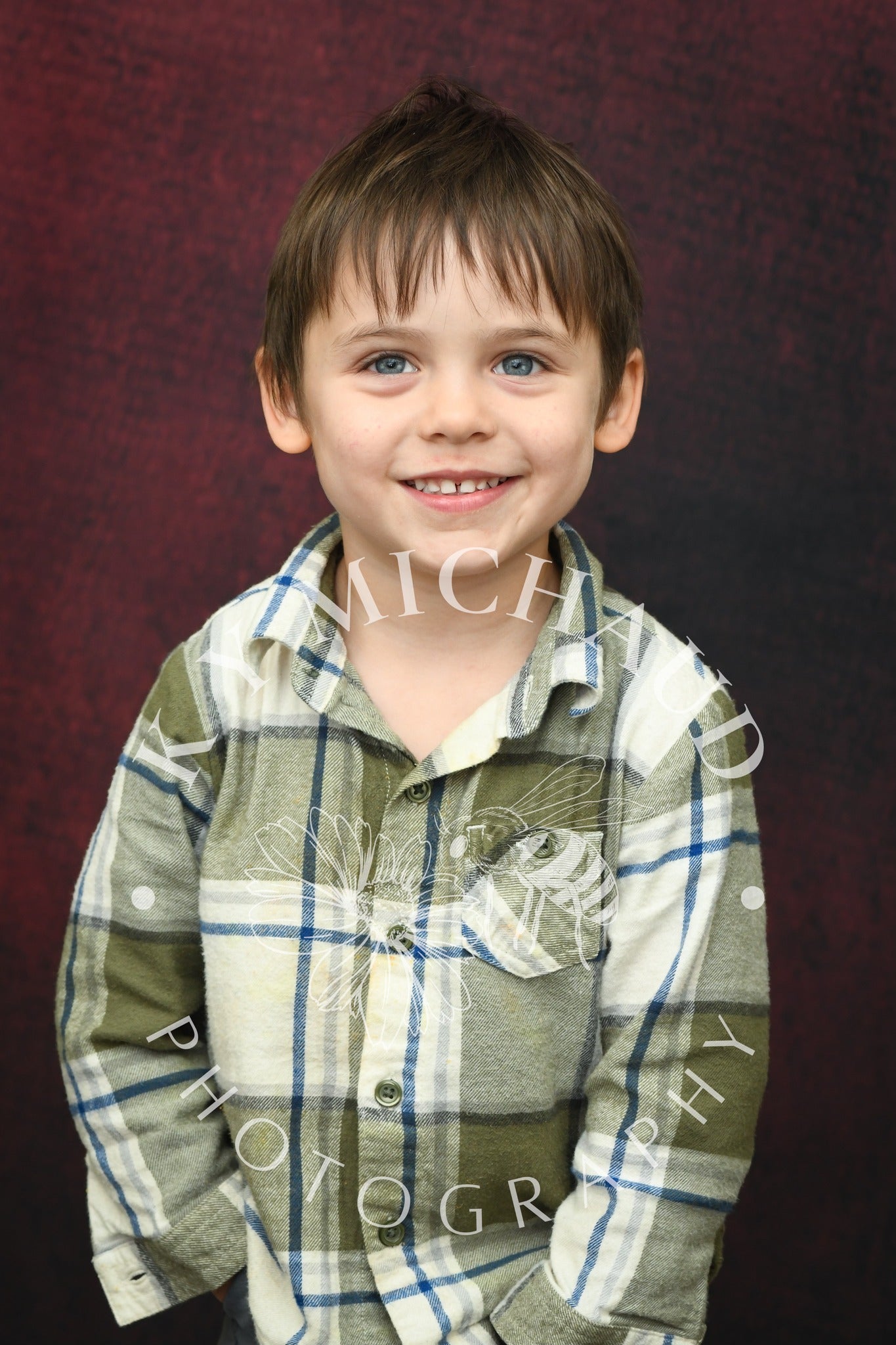 Abstract Brown Red Backdrop for Studio Photography M10-34