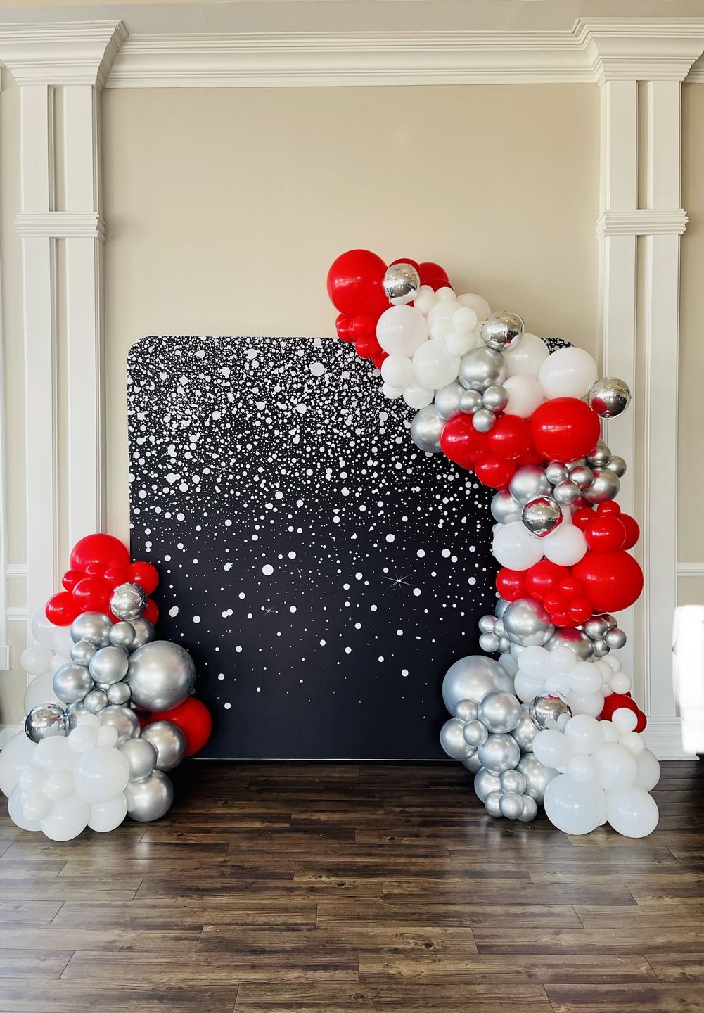 Custom Double-Sided Square Tension Backdrop Printed Photo