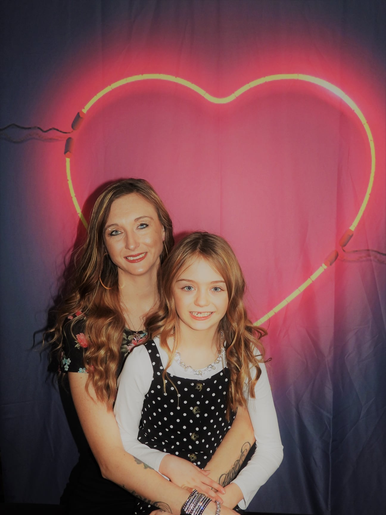 Neon Light of Love Background Valentine's Day Backdrops DBD-19268