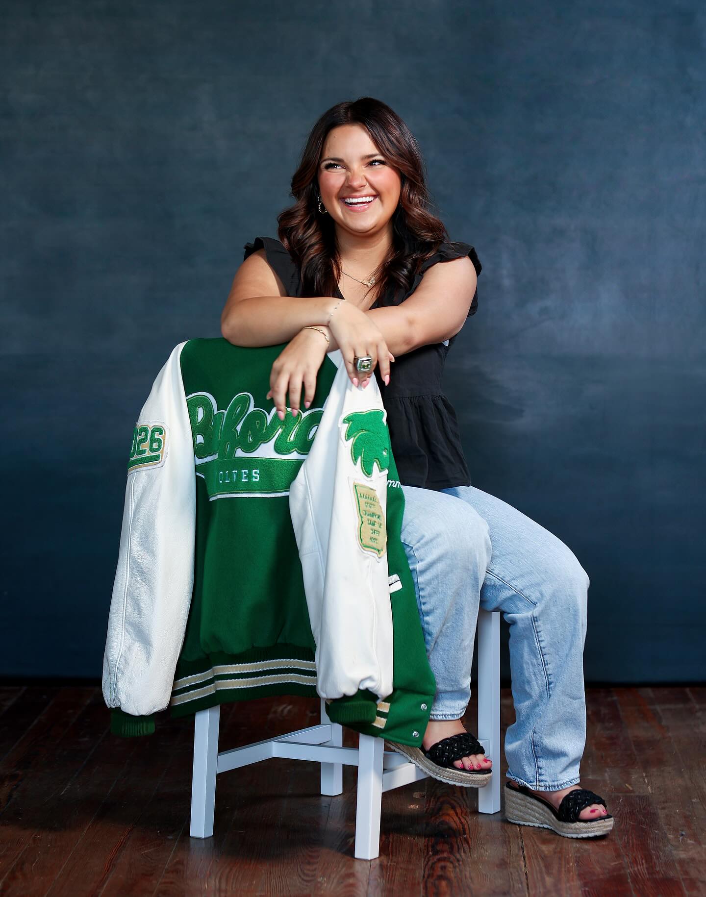 Black Photography Backdrop Studio Texture Portrait Backdrop GTY2-125