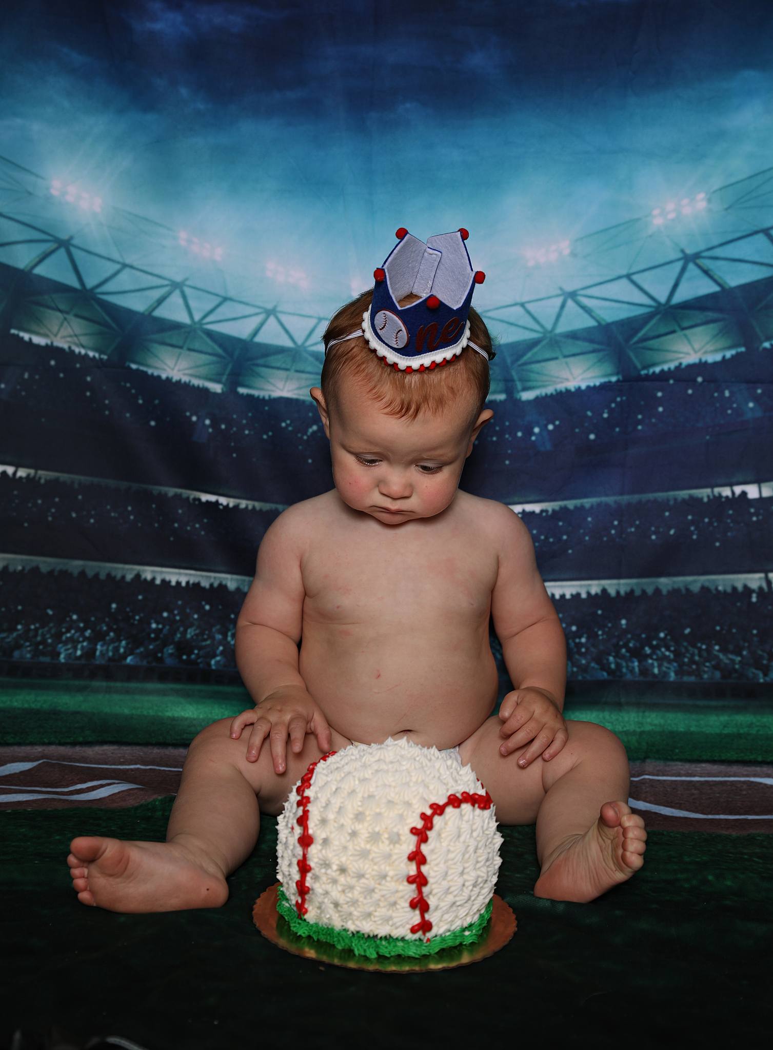 Baseball Ballpark Night Spoitlight Sports Game Stadium Backdrop for Photography G-280