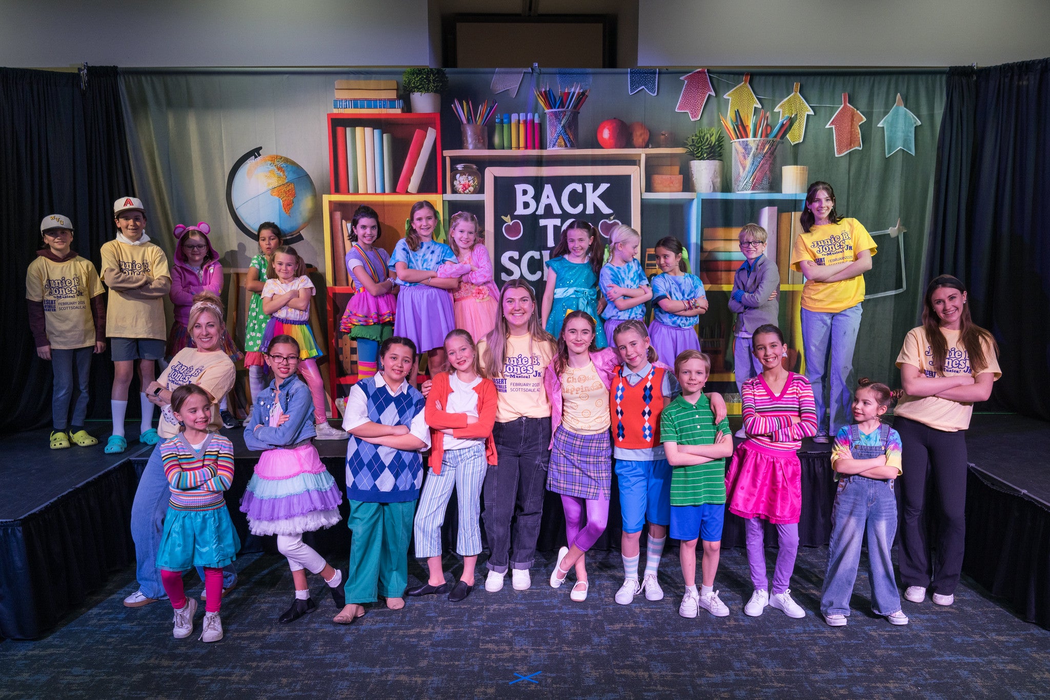 Back to School Storage Cabinet Backdrop RR7-232