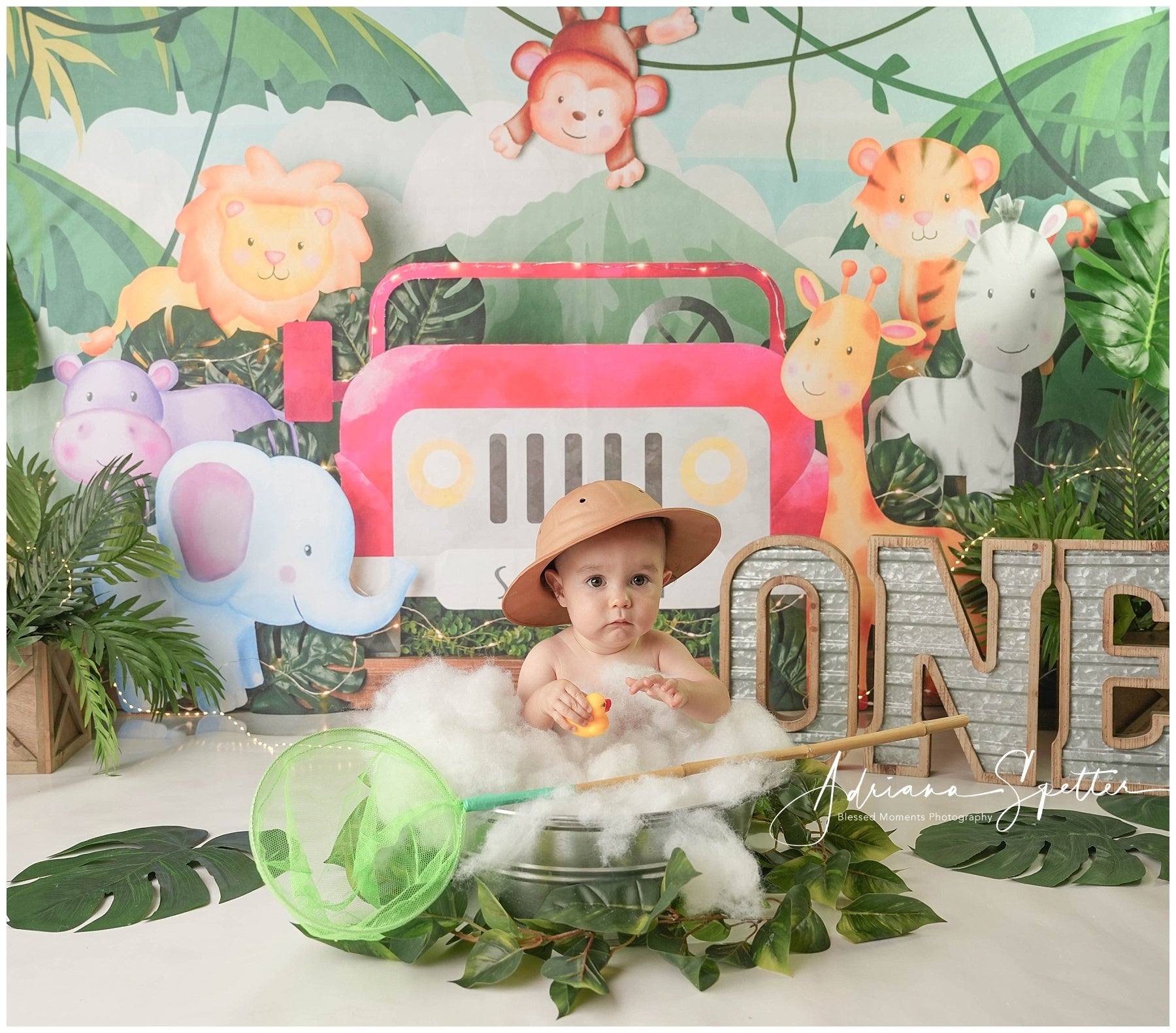 Kids Photo Backdrop Safari Jungle Adventure Children Backdrops MRR10-50