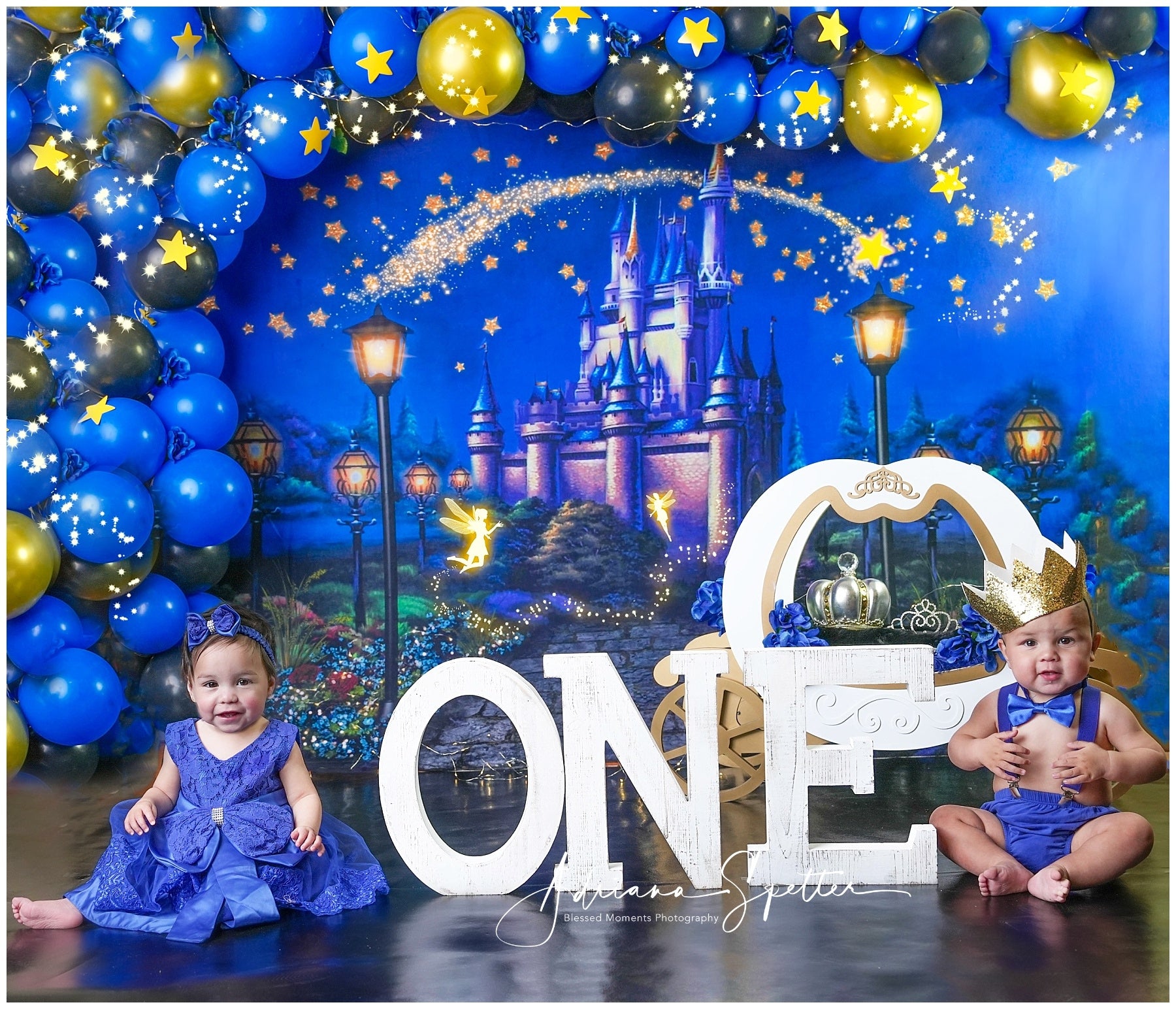 Castle Backdrop Magical Castle Stars Newborn Photography Backdrop MRR10-27