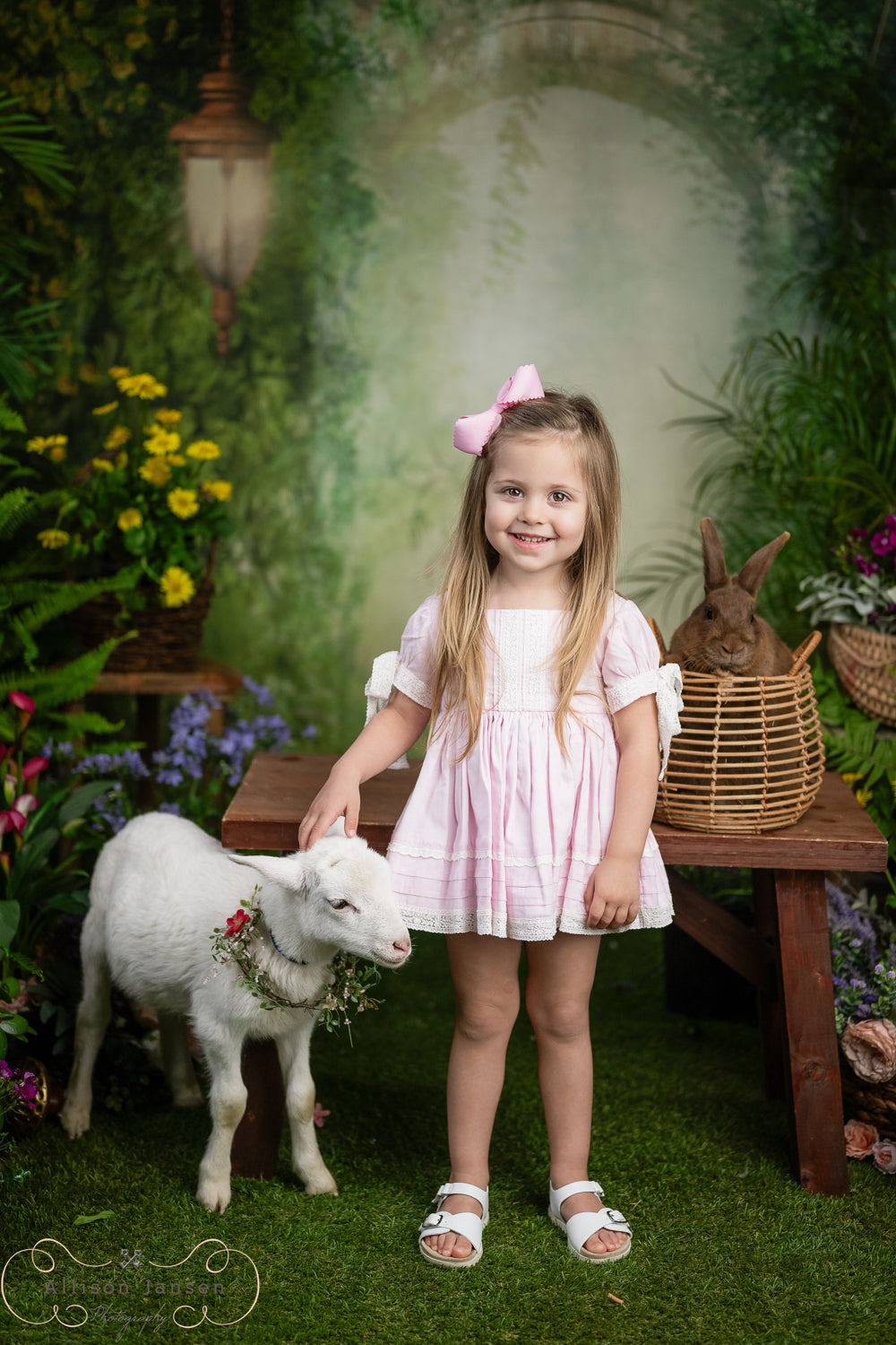 Enchanted Forest Backdrop Magical Misty Arch Lanterns Forest Backdrop MRR9-94
