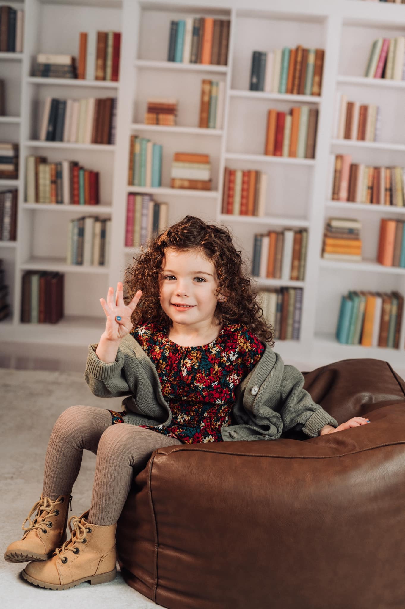 Bookshelf Backdrop for School Photography GX-1029