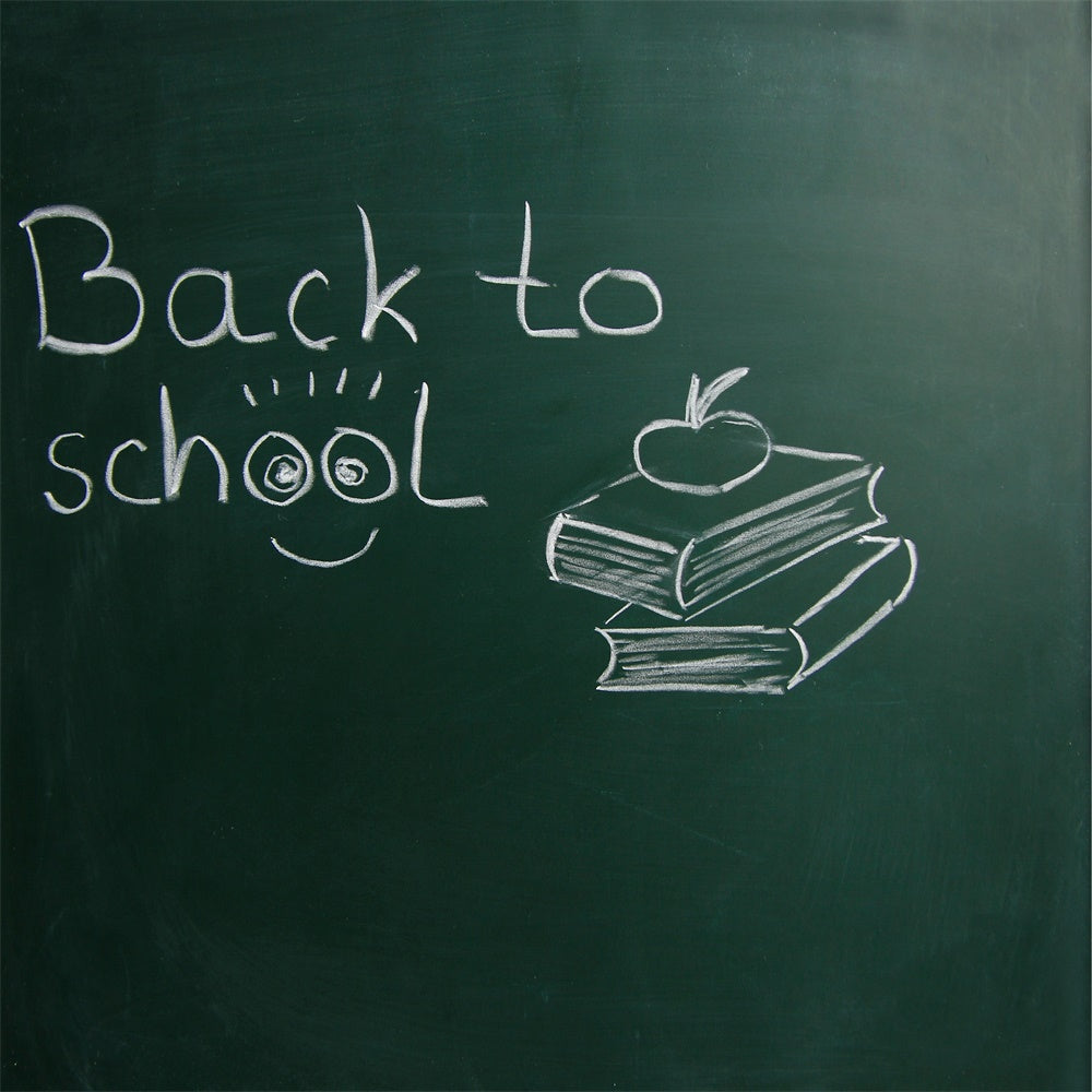 Back to School Classroom Chalkboard Photography Backdrop BRP7-4