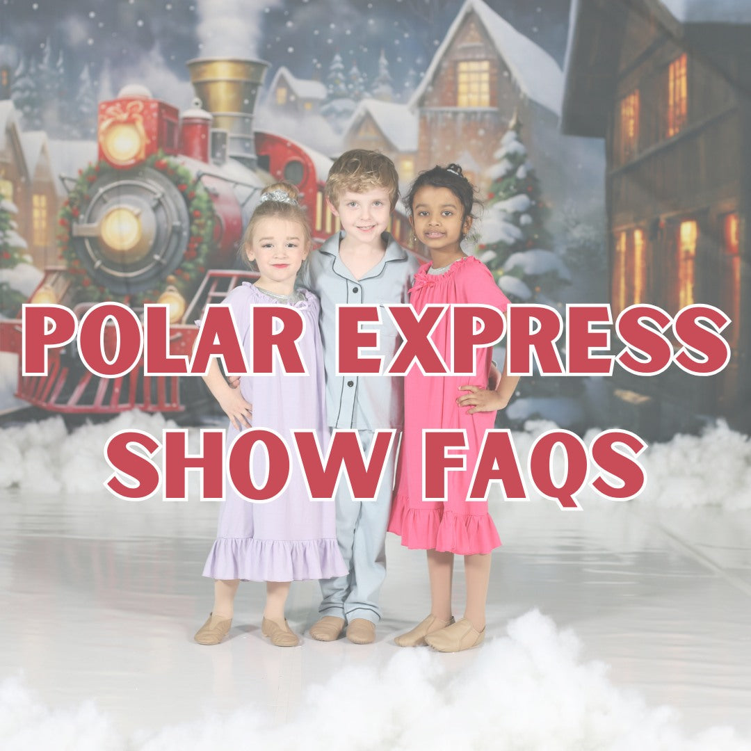 Christmas Train Houses Snow Night Backdrop RR7-876