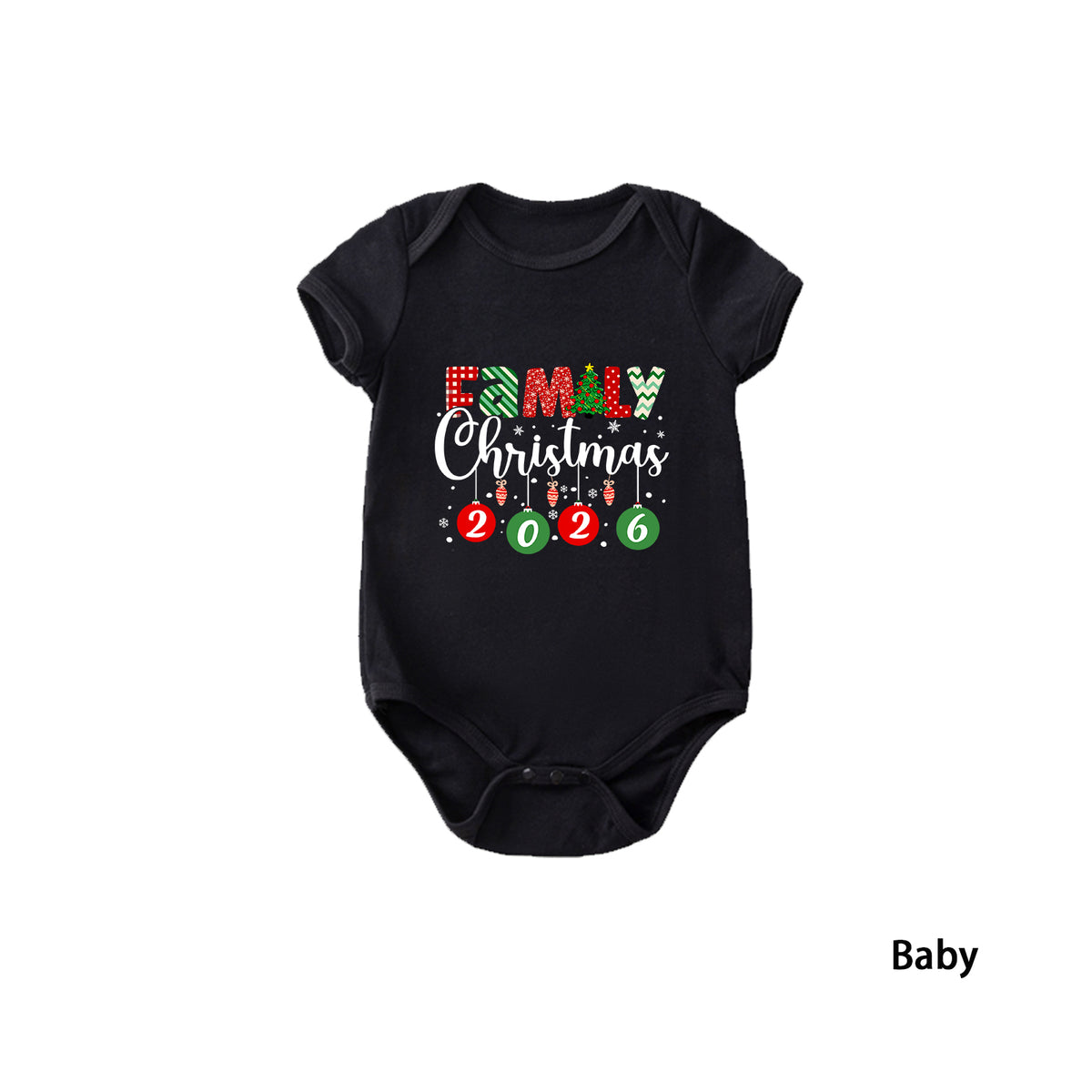 Christmas Tree Pajamas Hanging Ornament Lettering Matching Christmas PJs CHP-41