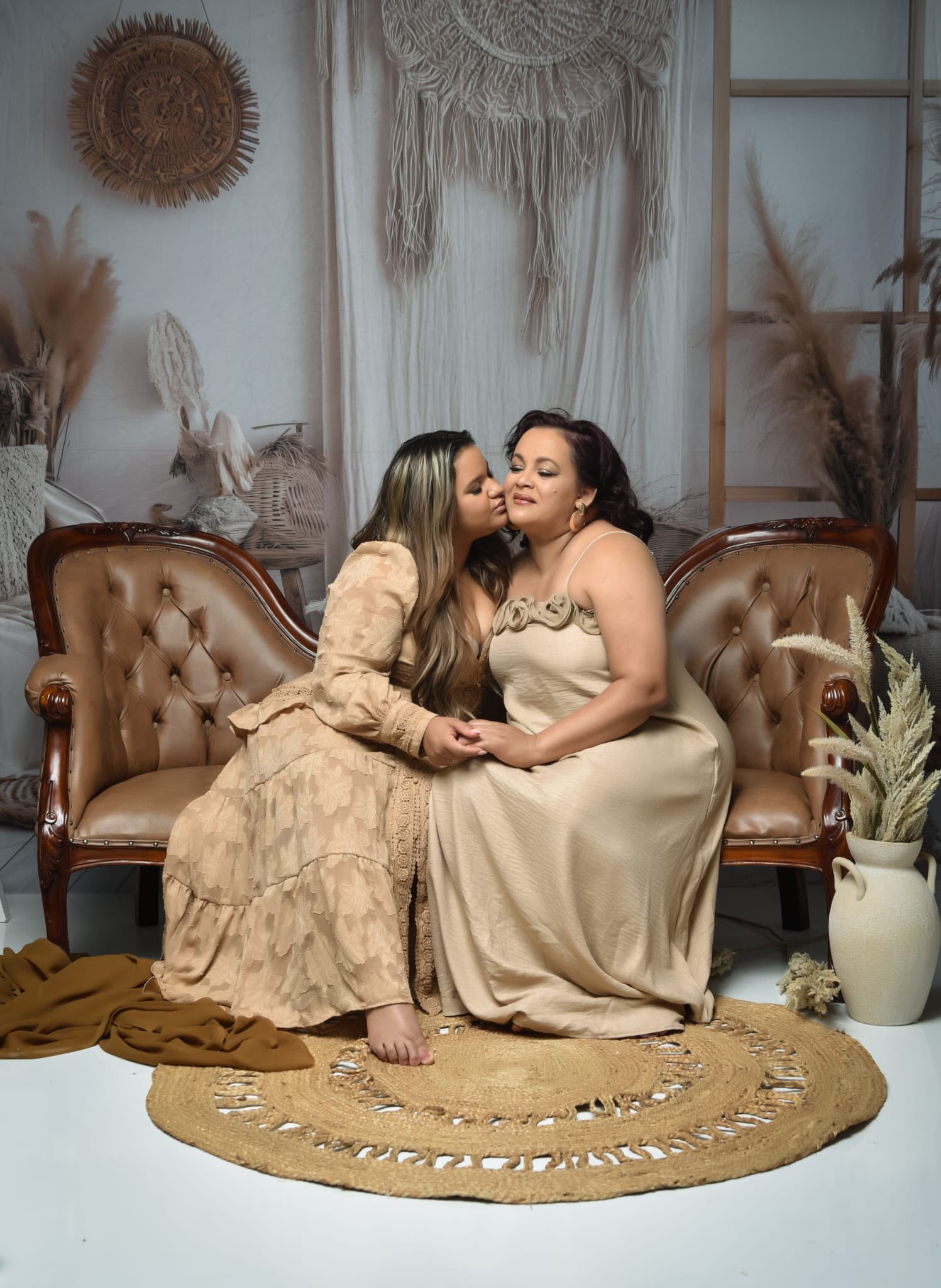 Boho Photo Backdrop Soft Cream Wall Macrame Backdrop GQ2-25