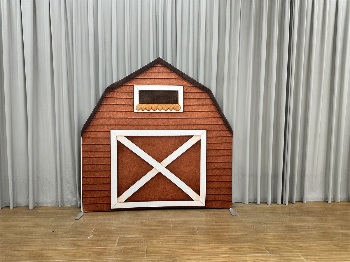Custom 7x7FT Barn Arch Backdrop Theme Party Decor