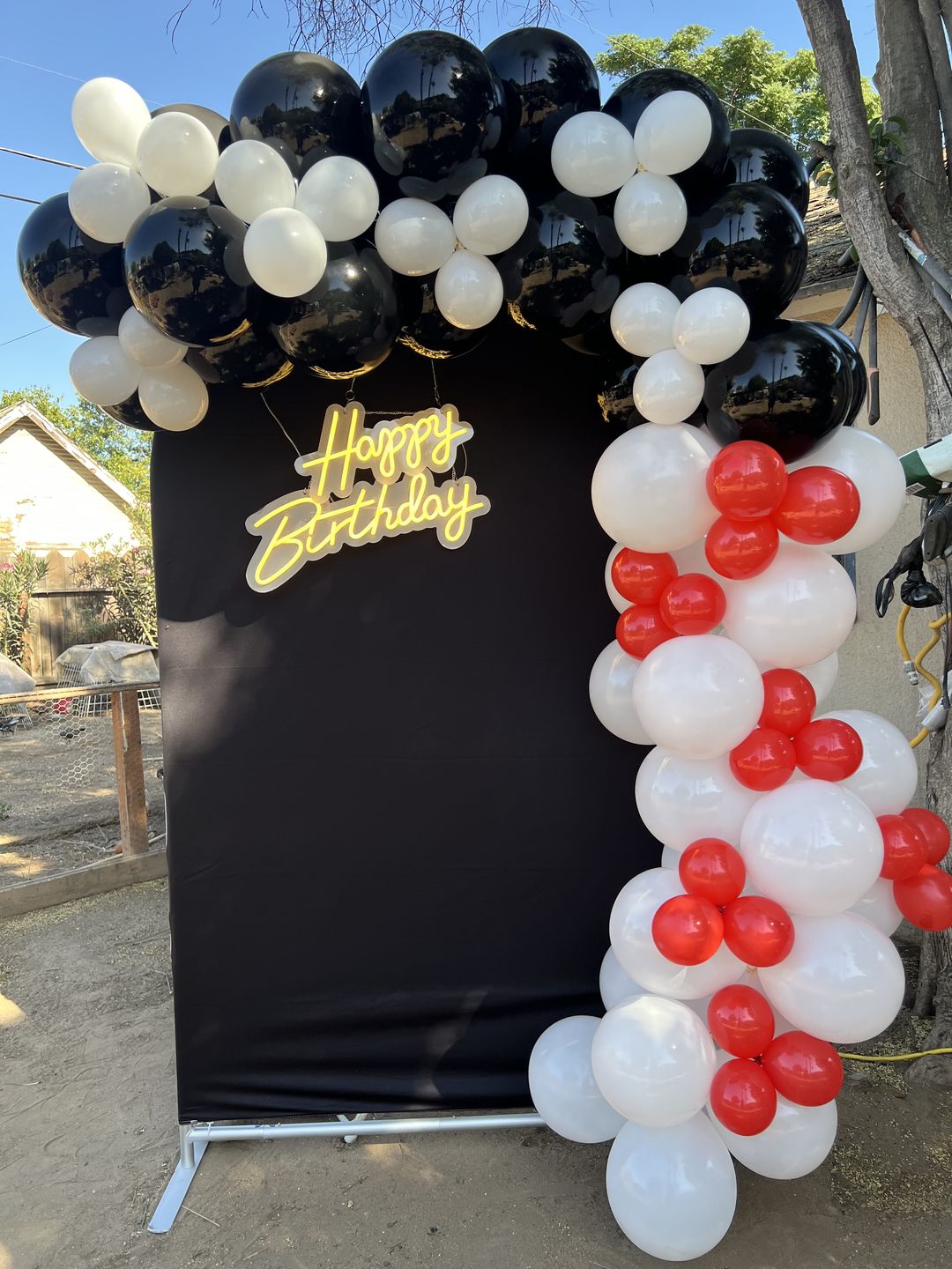 Custom Arch Backdrop Your Photo Design for Party Events