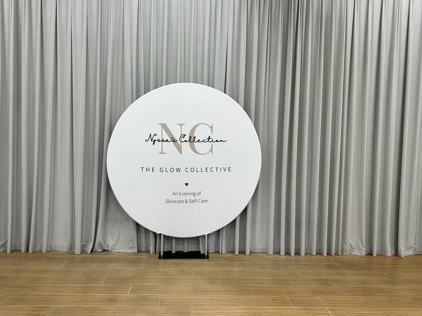 Custom Round Solid Colors Fabric Backdrop for Photo Shoot