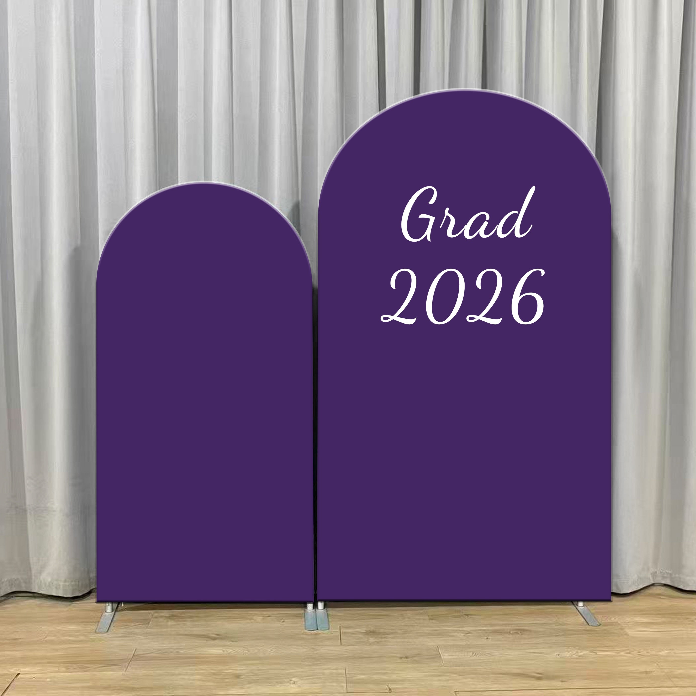 Graduation Backdrop 2026 Purple Chiara Backdrop Set For School Party