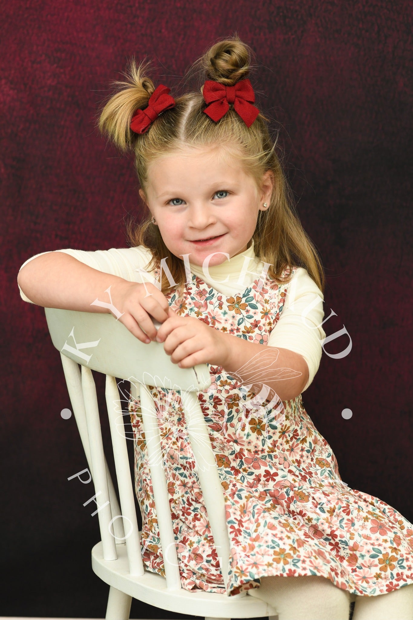 Abstract Brown Red Backdrop for Studio Photography M10-34