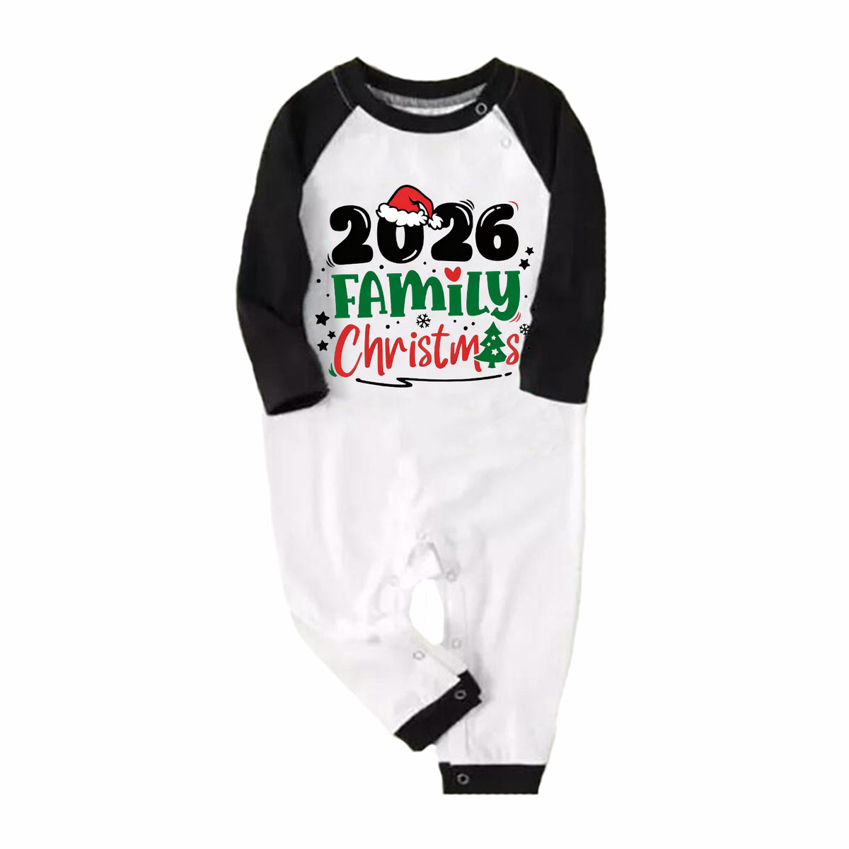 Holiday Matching Pajamas Bold Green Family Typography Christmas Plaid Pajamas CHP-67