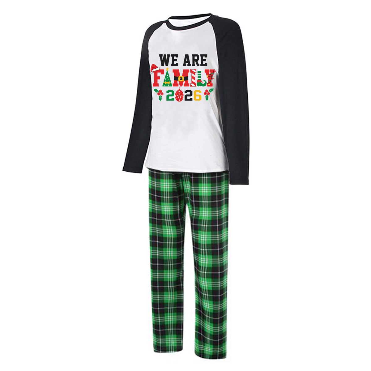 Christmas PJs Festive Family Statement Typography Christmas Photo Session Outfits CHP-70
