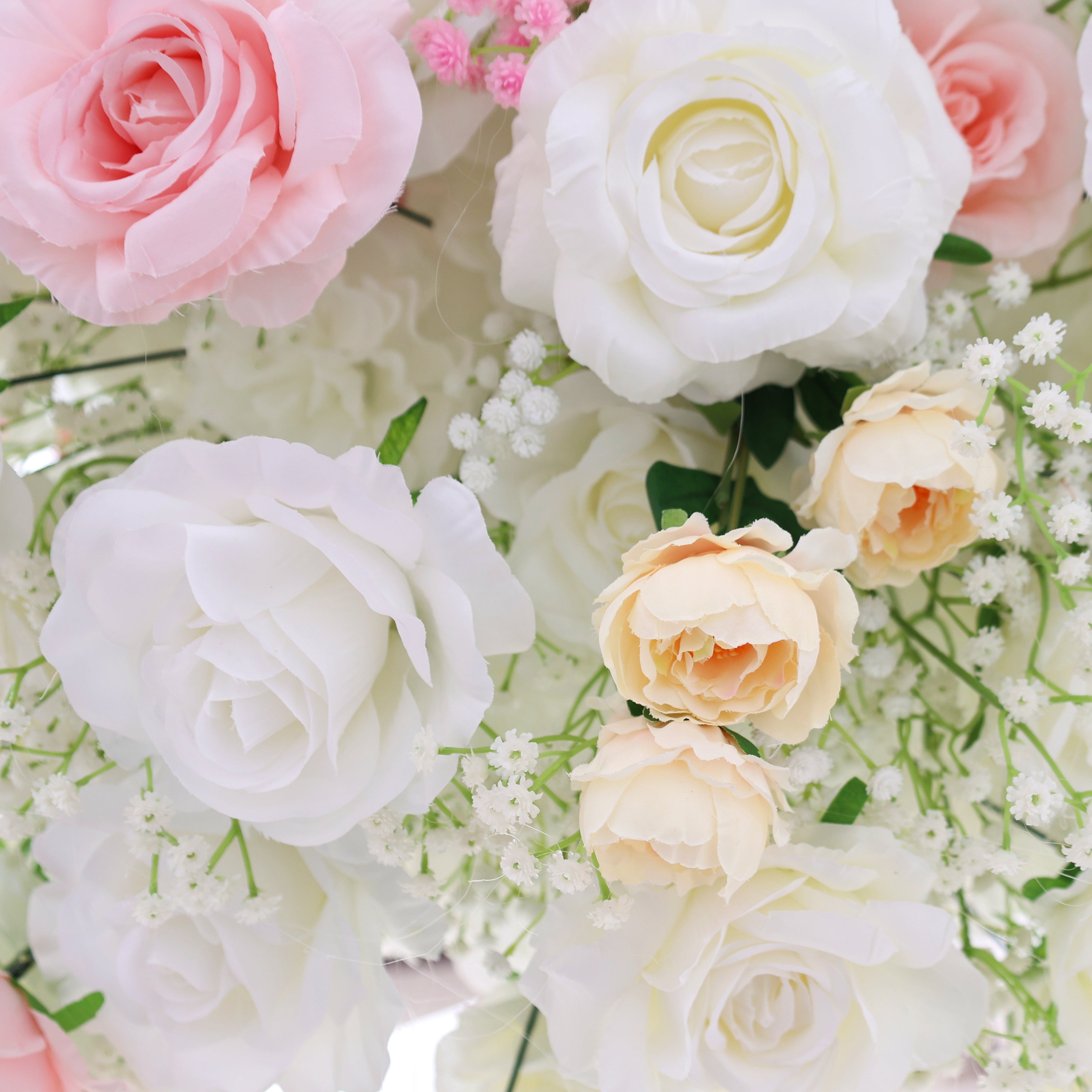 Pink Artificial Flower Centerpieces Tables Wedding Arrangement AAFC-057
