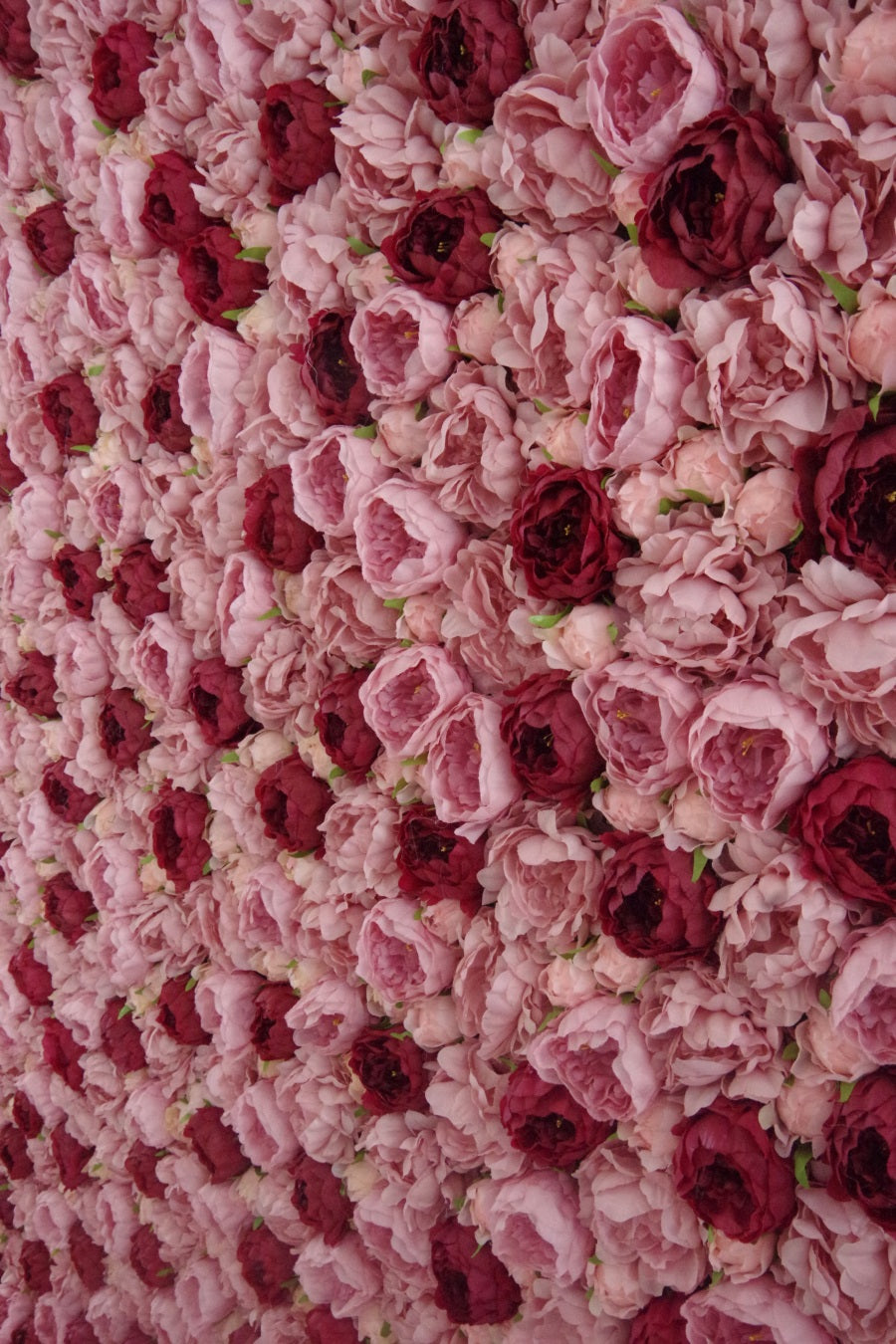 Pink Red Rolled Up 5D Artificial Events Flower Wall AAFW-112