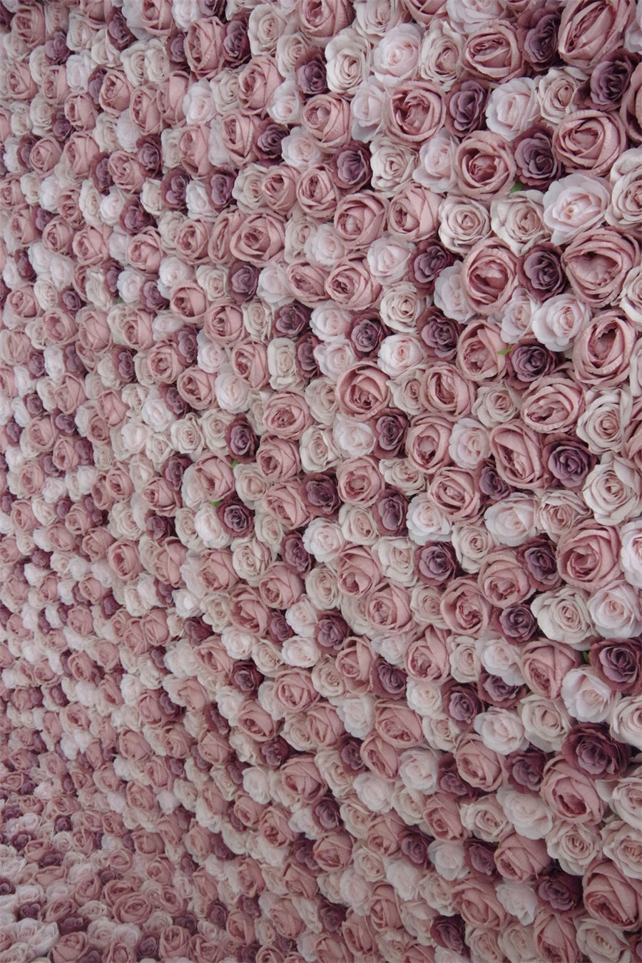 Mauve Pink Rose Fabric Hanging Square Floral Wall AAFW-117