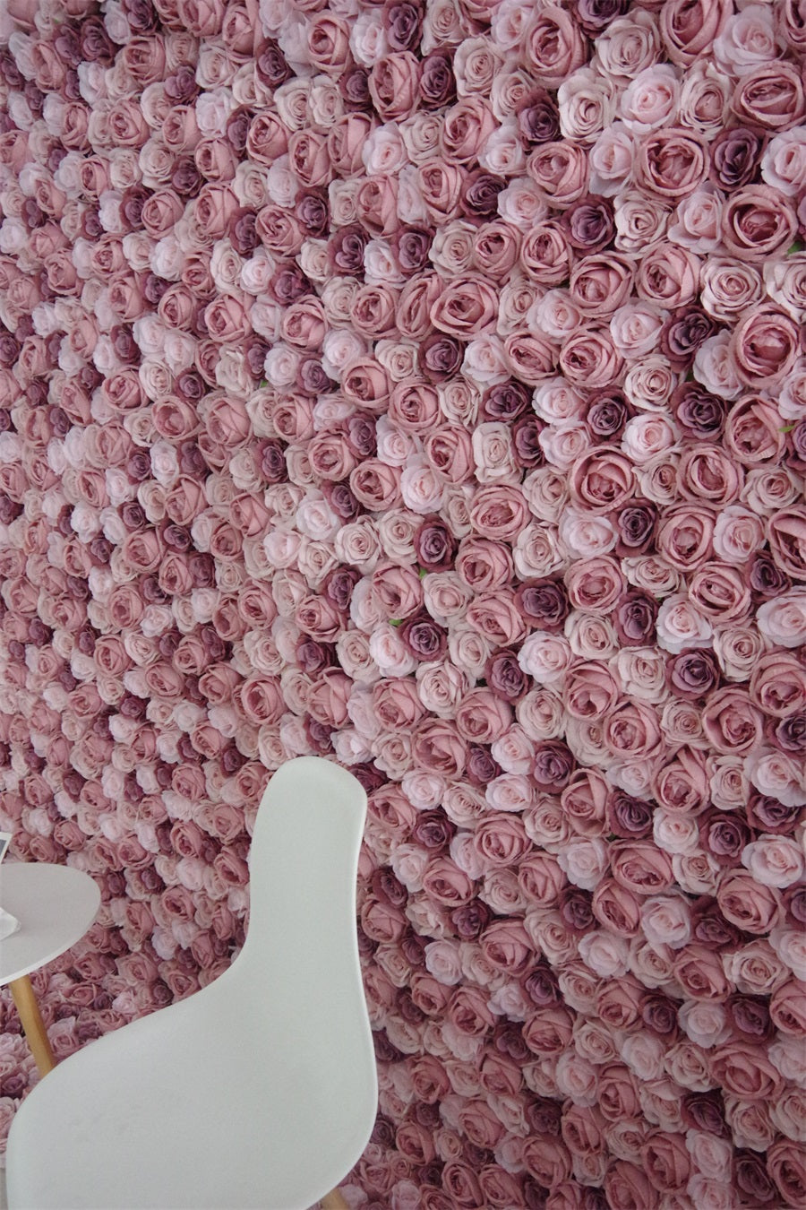 Mauve Pink Rose Fabric Hanging Square Floral Wall AAFW-117