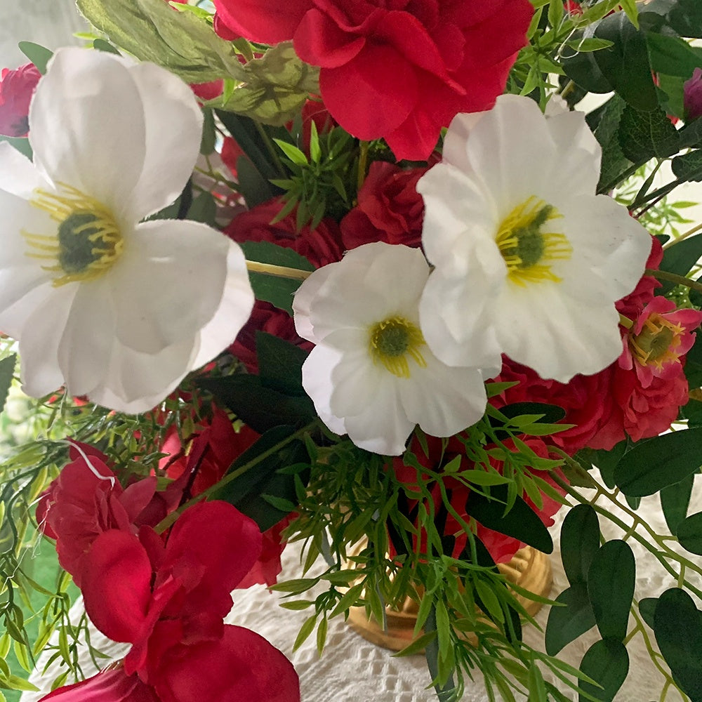 Hot Pink Floral Arrangement Centerpiece for Wedding & Event Decor ABFC-021