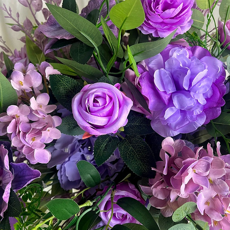 Silk Pink Purple Flower Centerpiece Flower Ball Wedding Table Decor ABFC-047