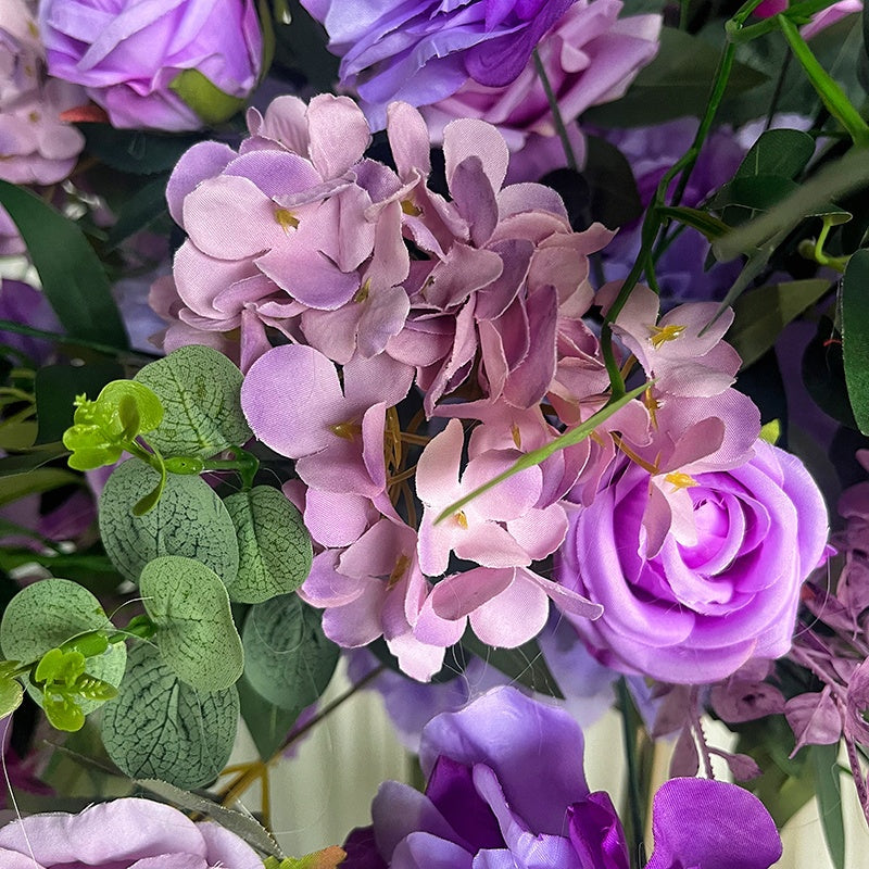 Silk Pink Purple Flower Centerpiece Flower Ball Wedding Table Decor ABFC-047