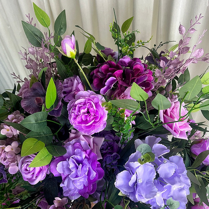Silk Pink Purple Flower Centerpiece Flower Ball Wedding Table Decor ABFC-047