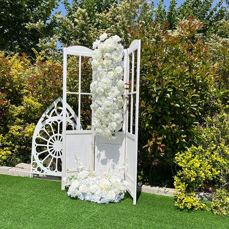 White Floor Flower Arrangement for Wedding Party Decor Proposal ABGF-050