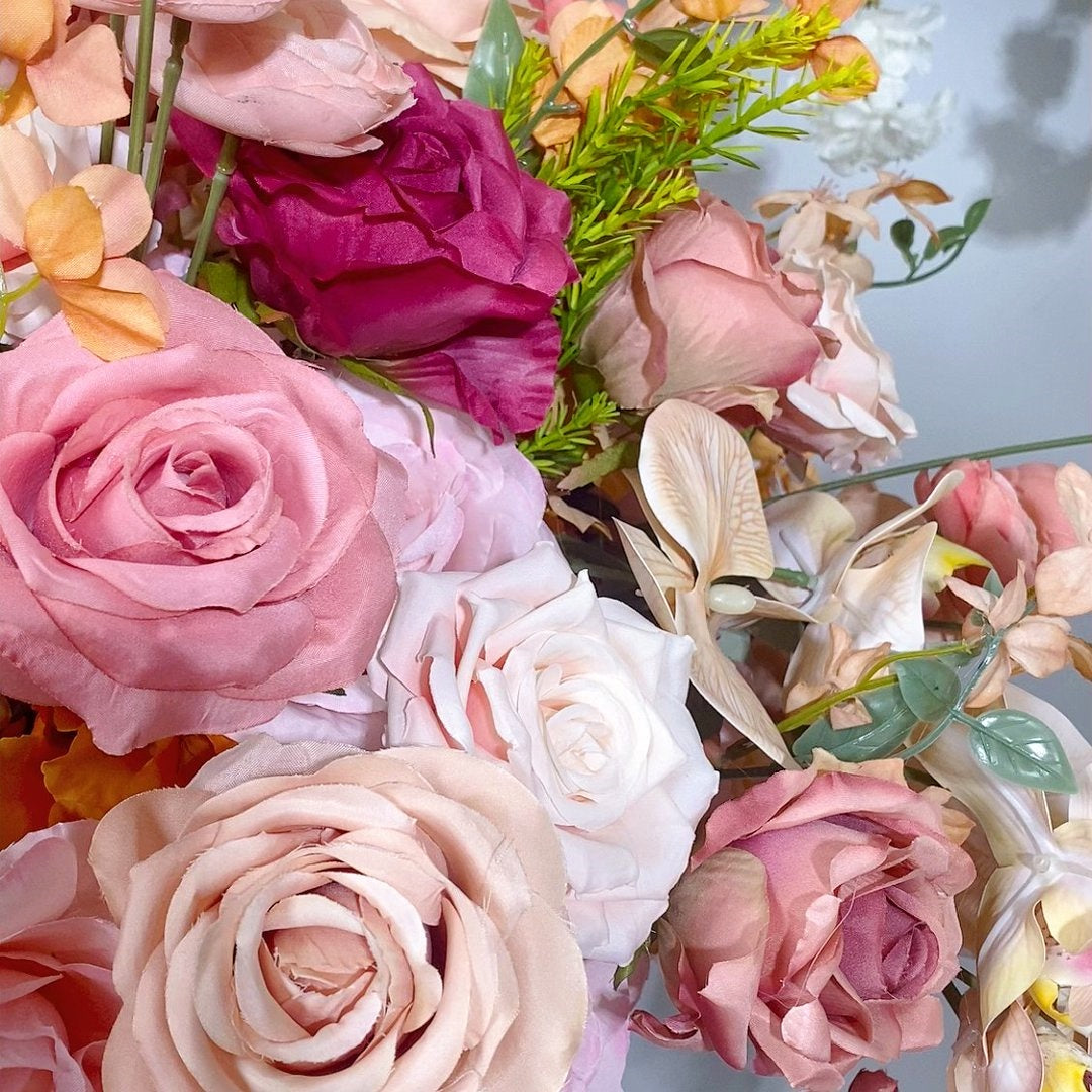 Blush Pink Floral Centerpiece Arrangement for Wedding Table Decor ADFC-133
