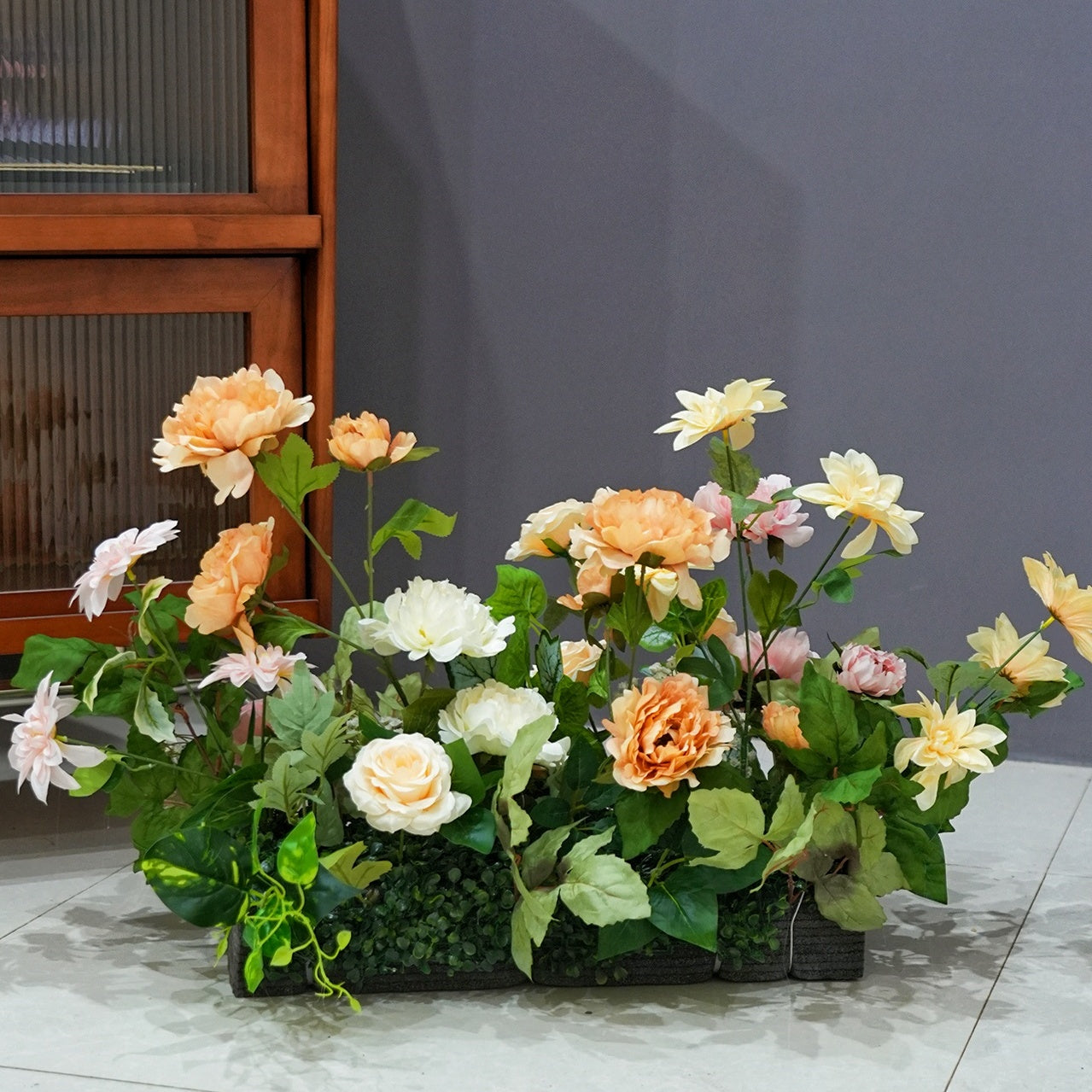 Ground Flower Arrangement Series for Wedding Party Event Decor ADGF-002