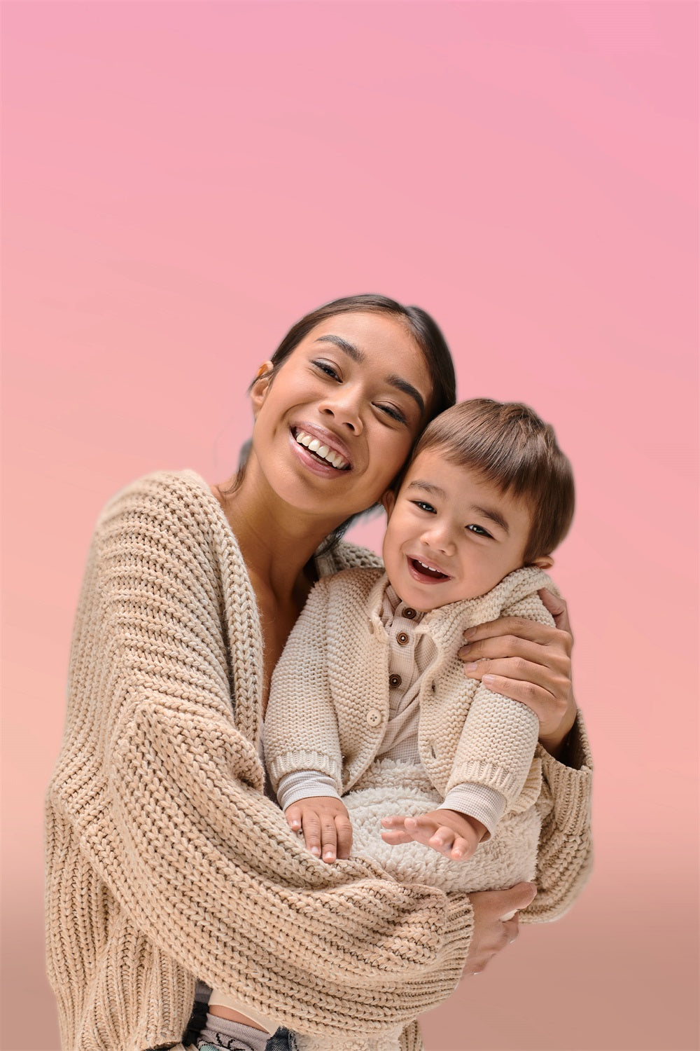 Portrait Photo Backdrop Pink Blending Gradient Backdrop BRP11-607