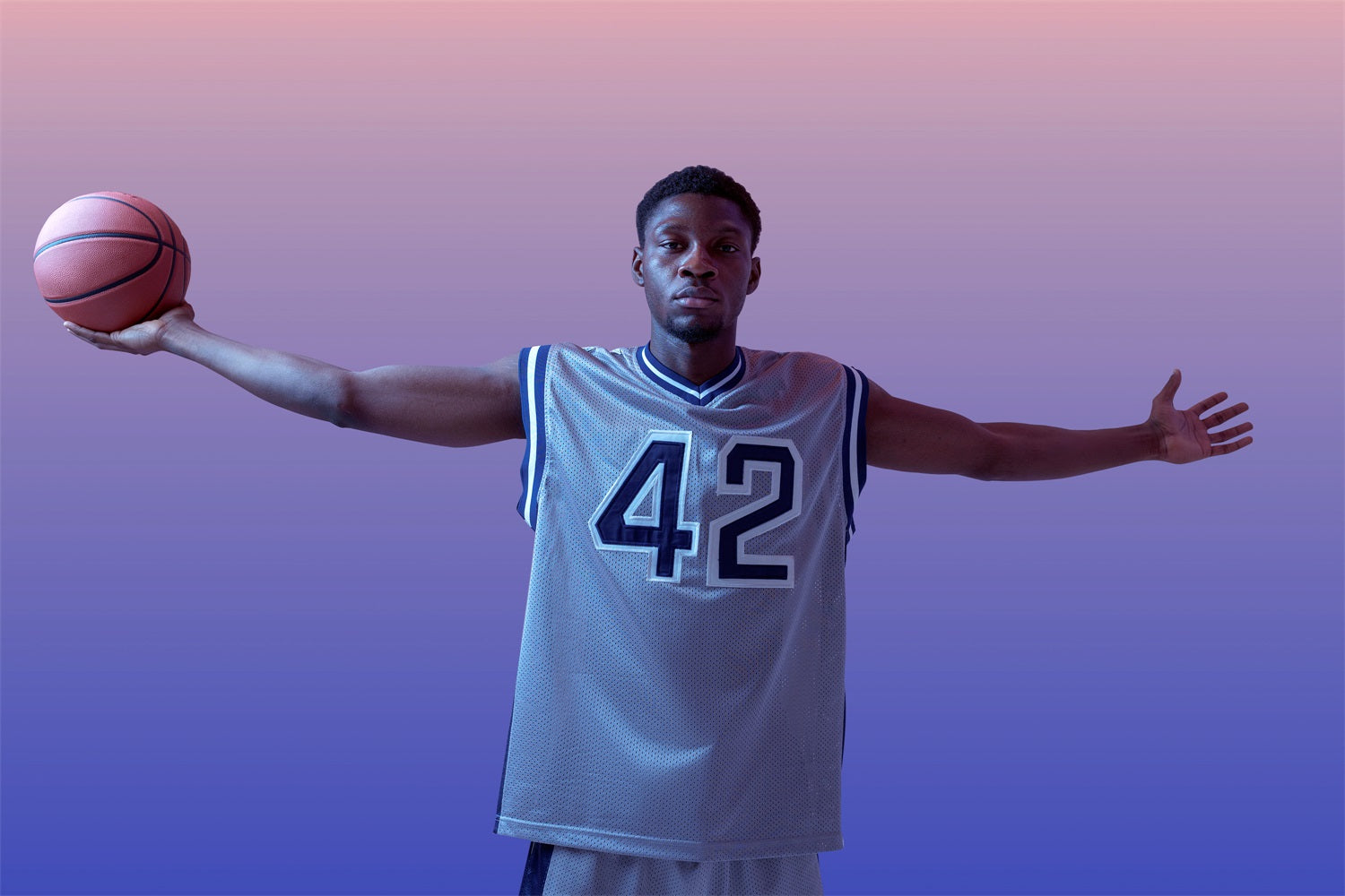 Backdrop For Portraits Pinkish Purple Blue Gradient Backdrop BRP11-609