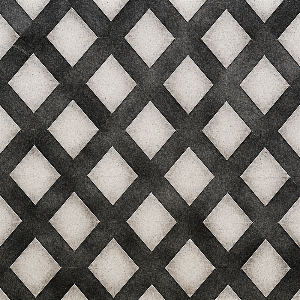 Photo Backdrop Floor Contemporary Black Crisscross Backdrop BRP1-35