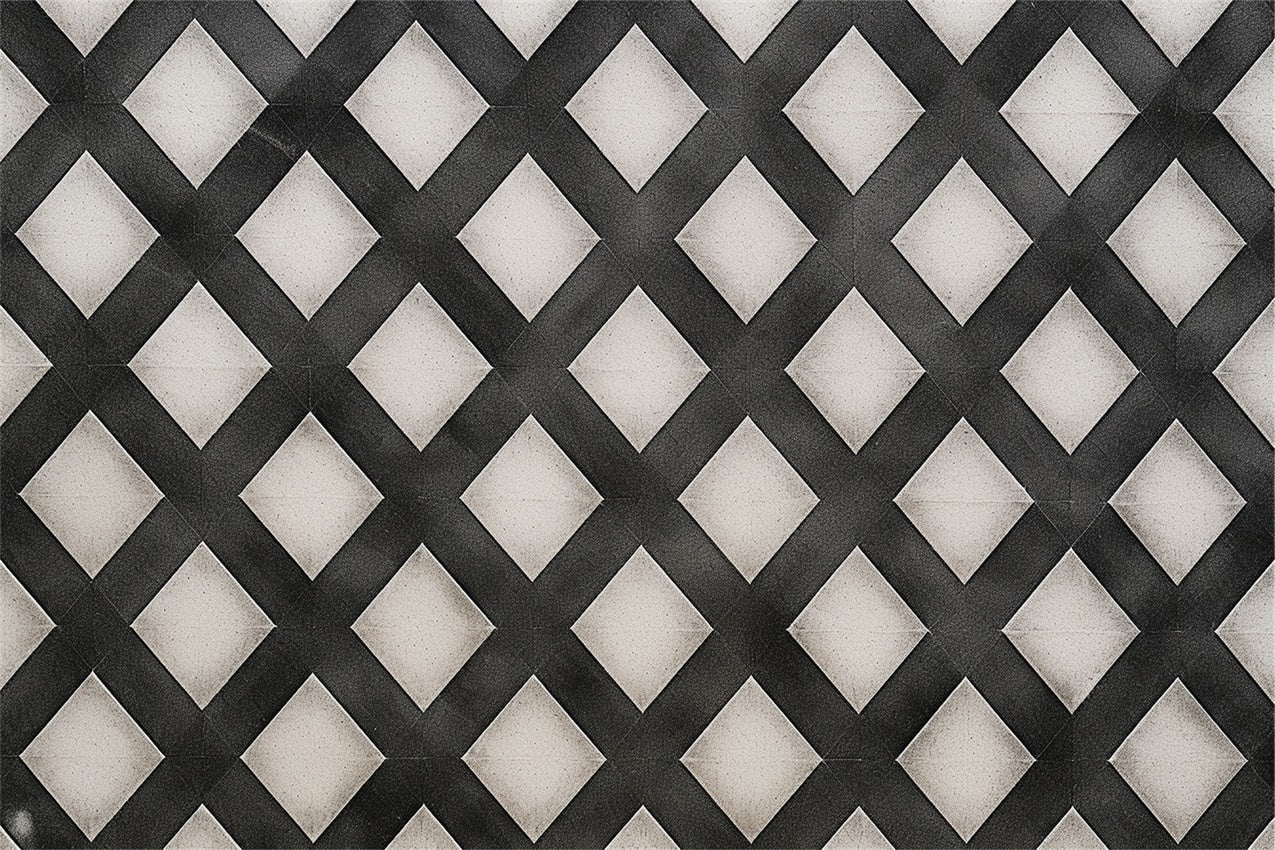 Photo Backdrop Floor Contemporary Black Crisscross Backdrop BRP1-35