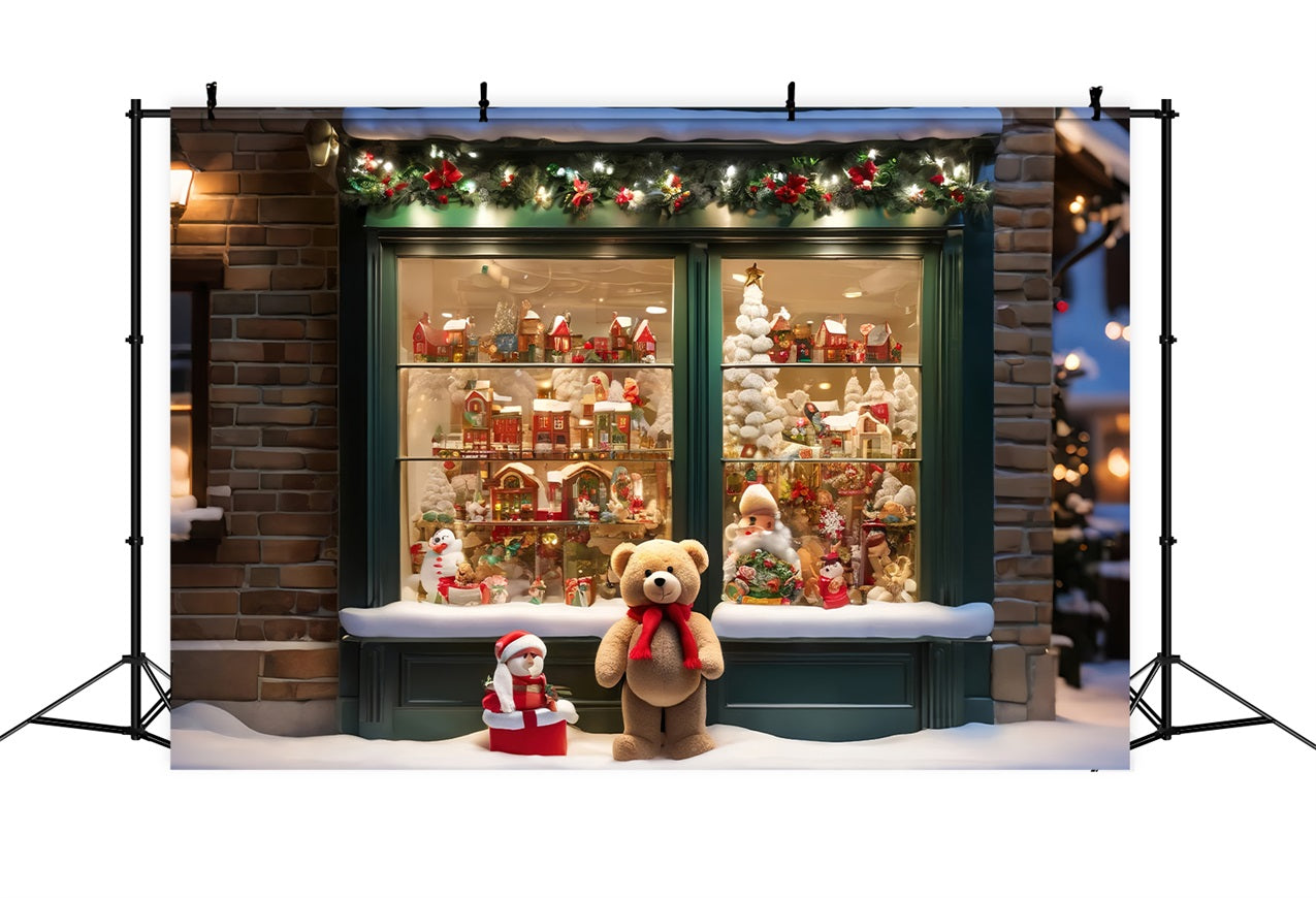 Photo Backdrop For Christmas Window Display Celebrations Backdrop BRP10-159
