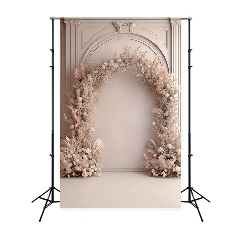 Boho Arch Backdrop Floral Display Backdrop BRP10-583